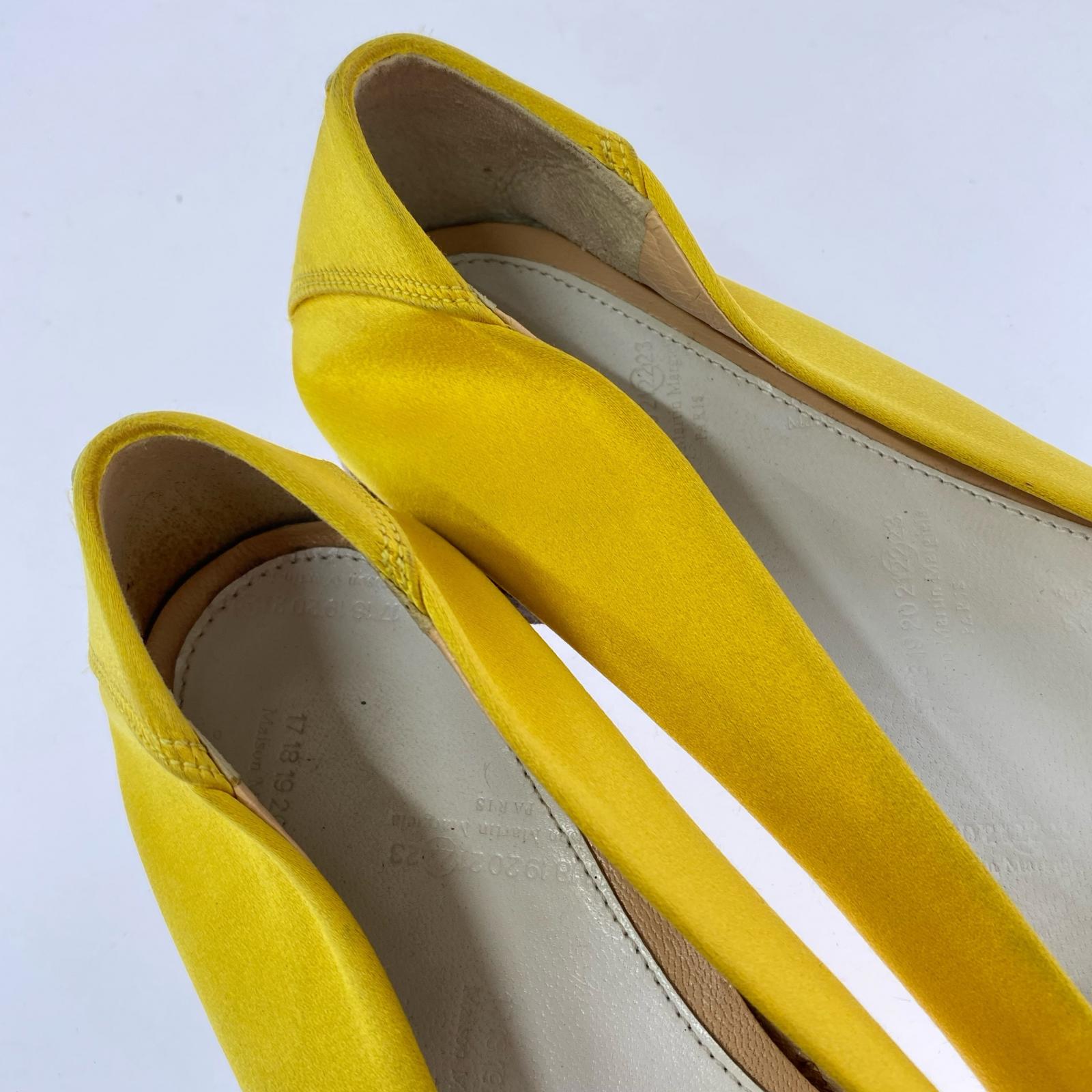 その他靴 Maison Martin Margiela フラットシューズ 37 イエロー