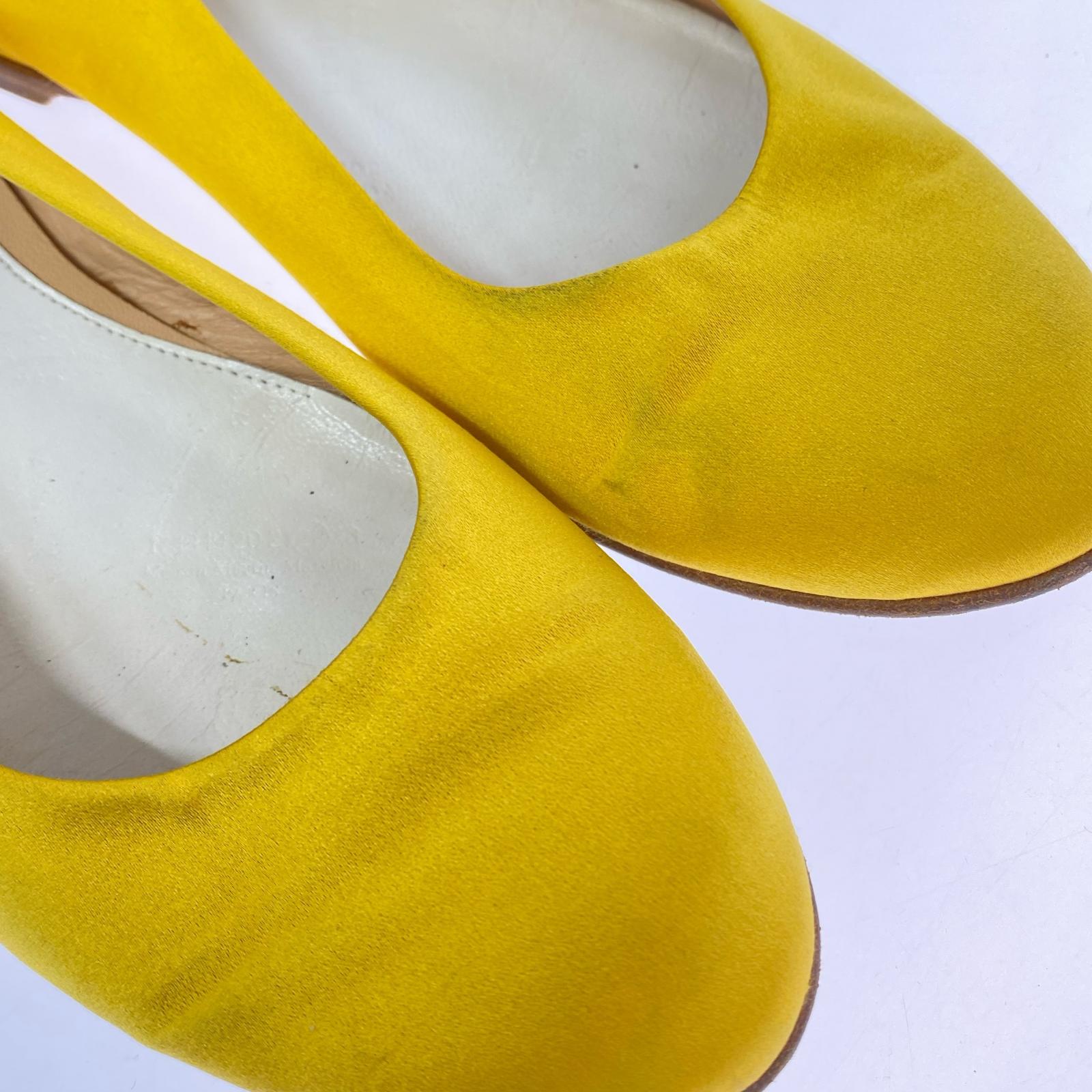 その他靴 Maison Martin Margiela フラットシューズ 37 イエロー