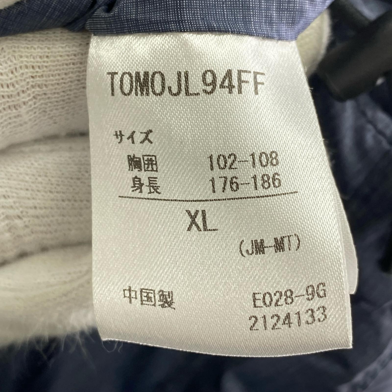 ダウンジャケット TOMOJL94FF TRANS DOWN JACKET (XL) ネイビー