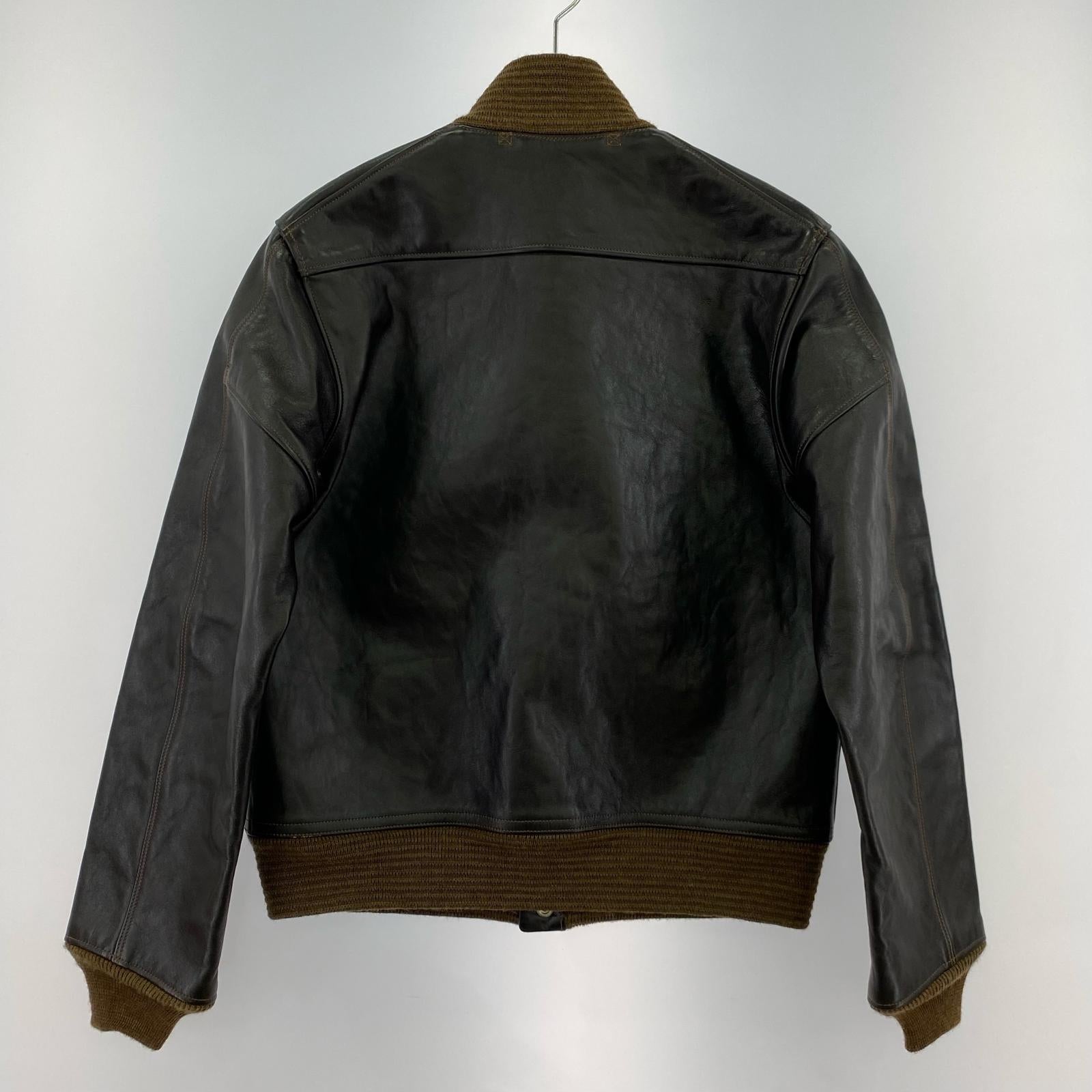 レザージャケット TYPE A-1 レザー AN-6501(40) ブラック