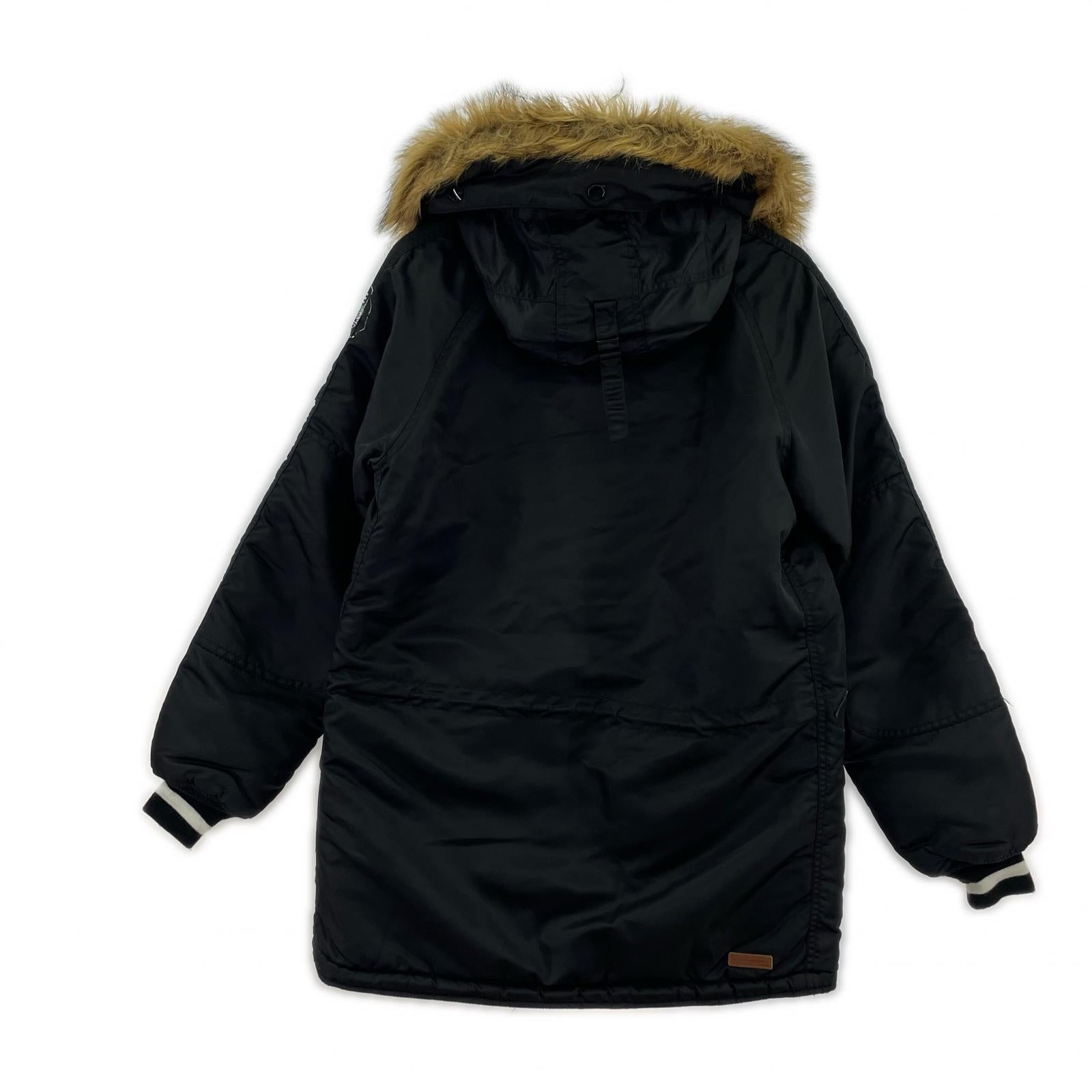 ミリタリージャケット × ALPHA INDUSTRIES ブラック