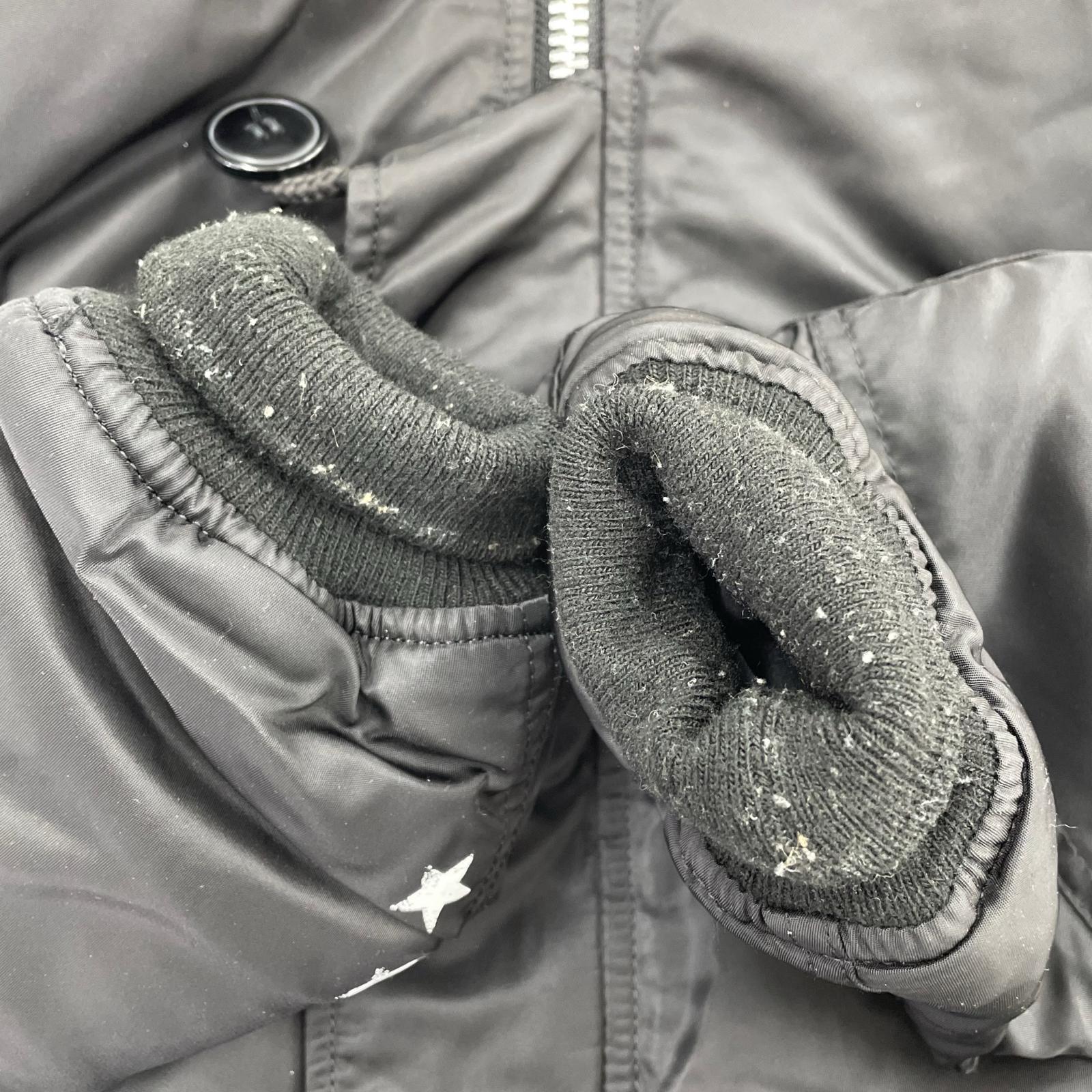 ミリタリージャケット × ALPHA INDUSTRIES ブラック