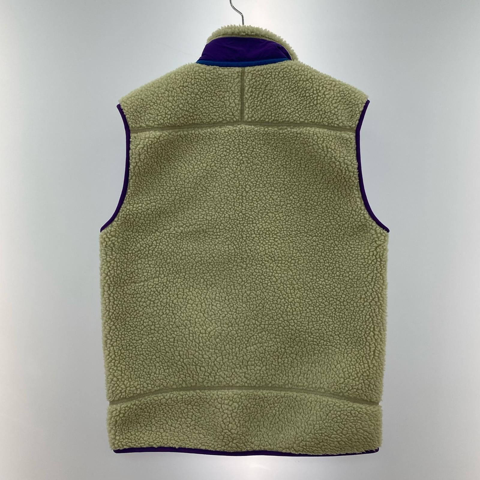 ジャケット patagonia クラシックレトロXフリースベスト M アイボリー×パープル M