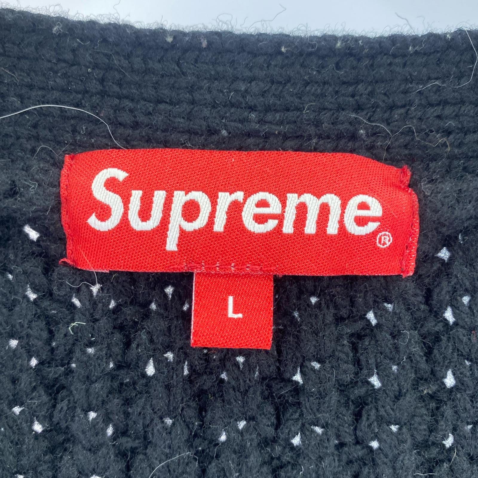 カーディガン Supreme カーディガン L ブラック