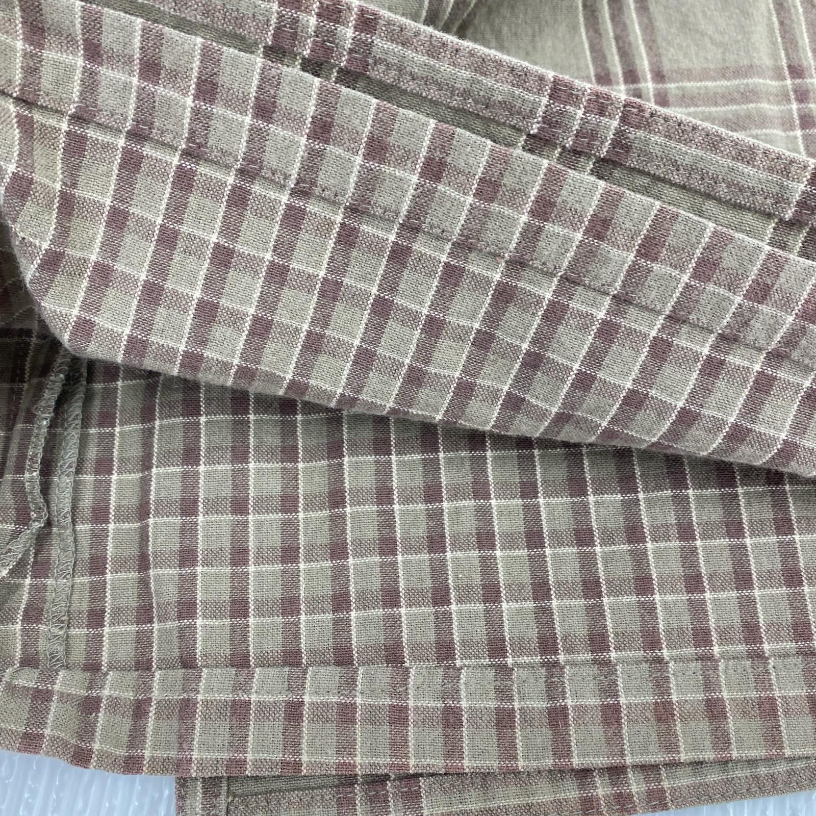 スカート 73年 ISSEY SPORT ドッキングチェックスカート ベージュ