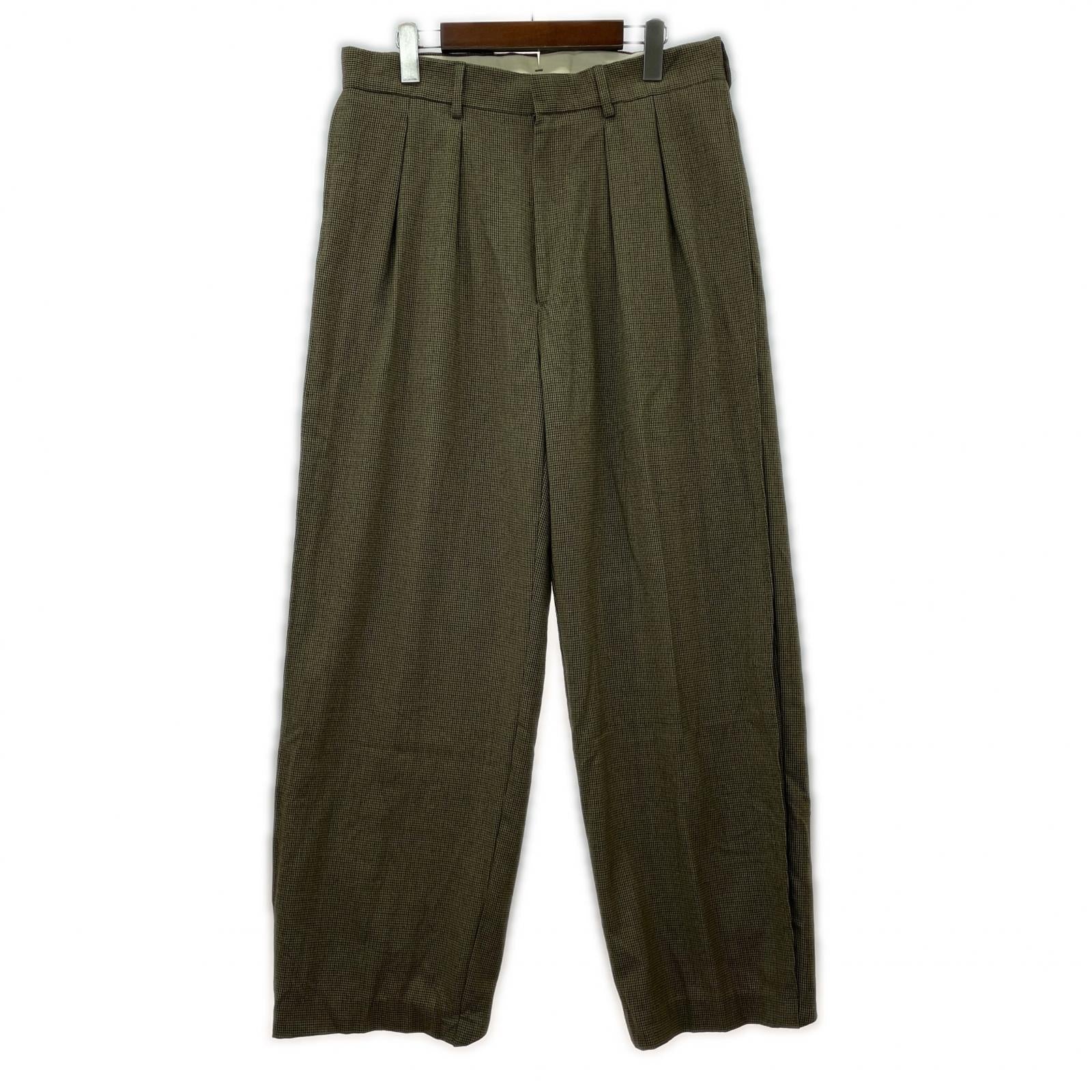 パンツ NICENESS 24AW SCHENKER ガングラブチェック スラックス L ベージュ系 L ベージュ