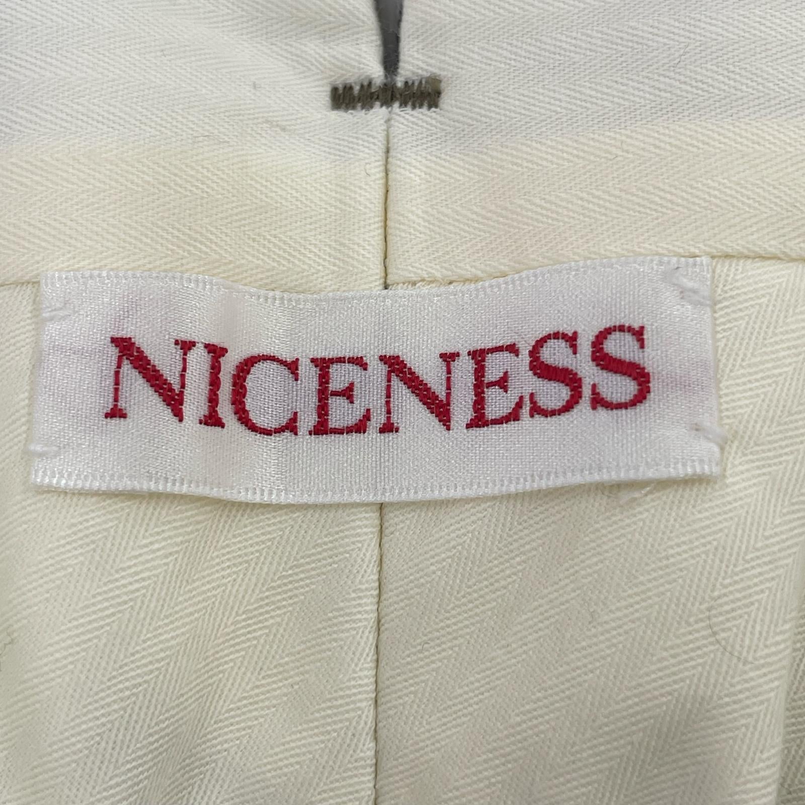 パンツ NICENESS 24AW SCHENKER ガングラブチェック スラックス L ベージュ系 L ベージュ