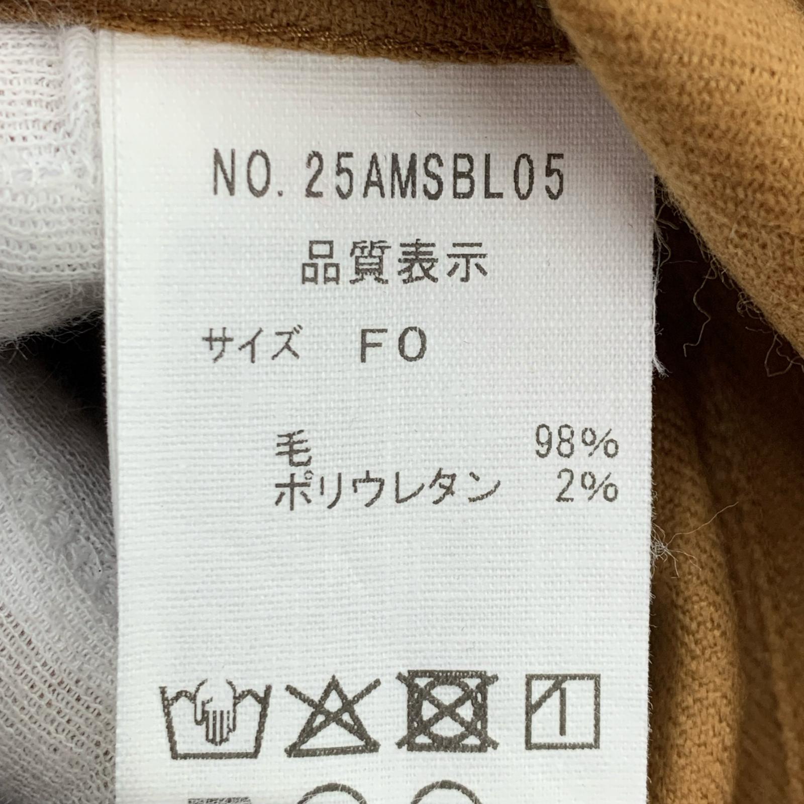 その他トップス ン SIZE F0 25AMSBL05 ブラウン