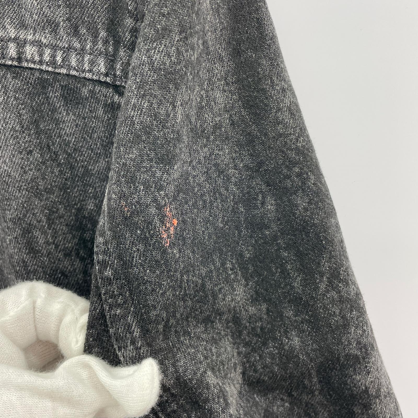 ジャケット DIESEL 25AW D-Aberdeen-Fsh2 ノーカラーデニムジャケット S ブラック S ブラック