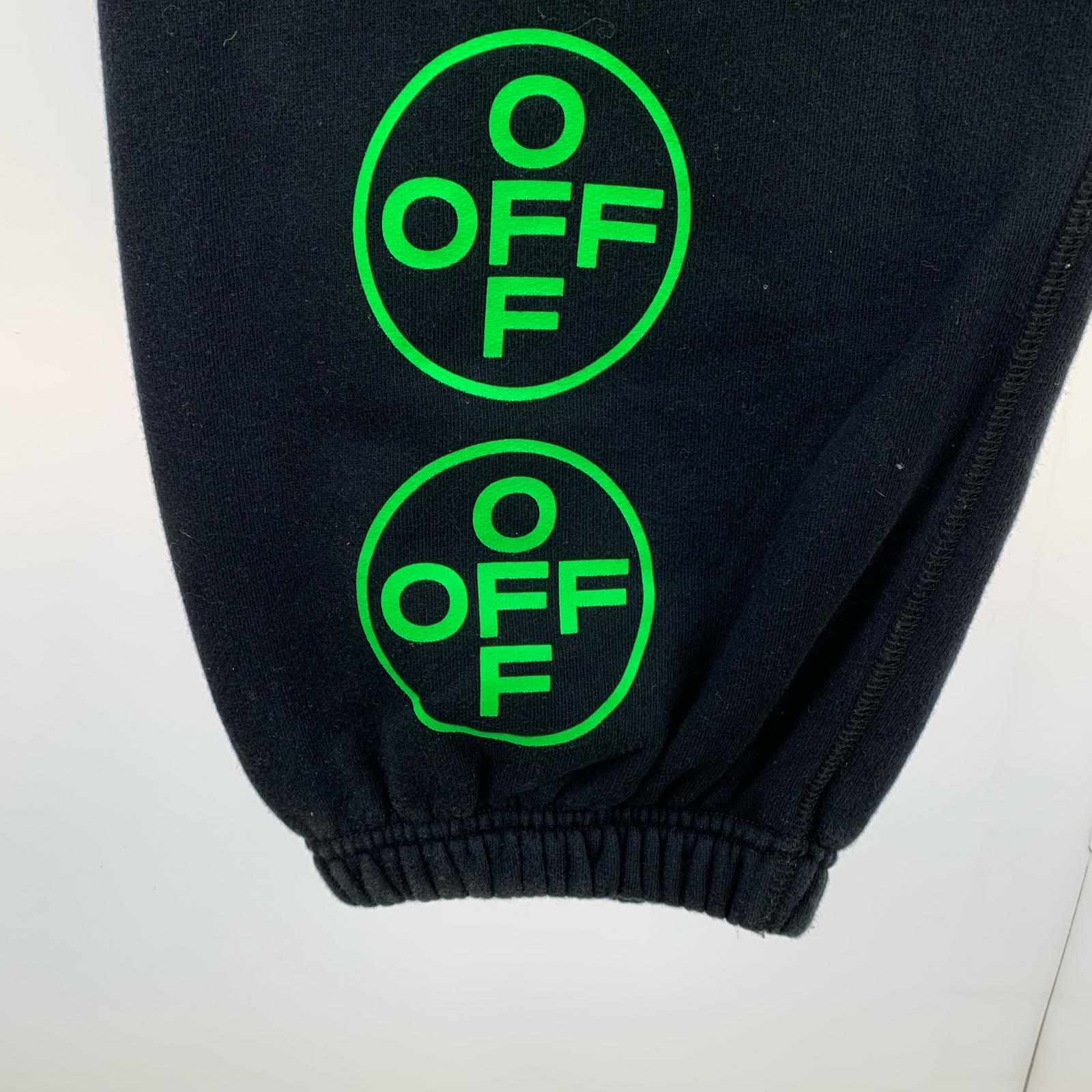 パンツ OFF-WHITE 20SS ARCH SHAPES SLIM SWEATPANTS OMCH020R20E30006 黒 (XL) ブラック