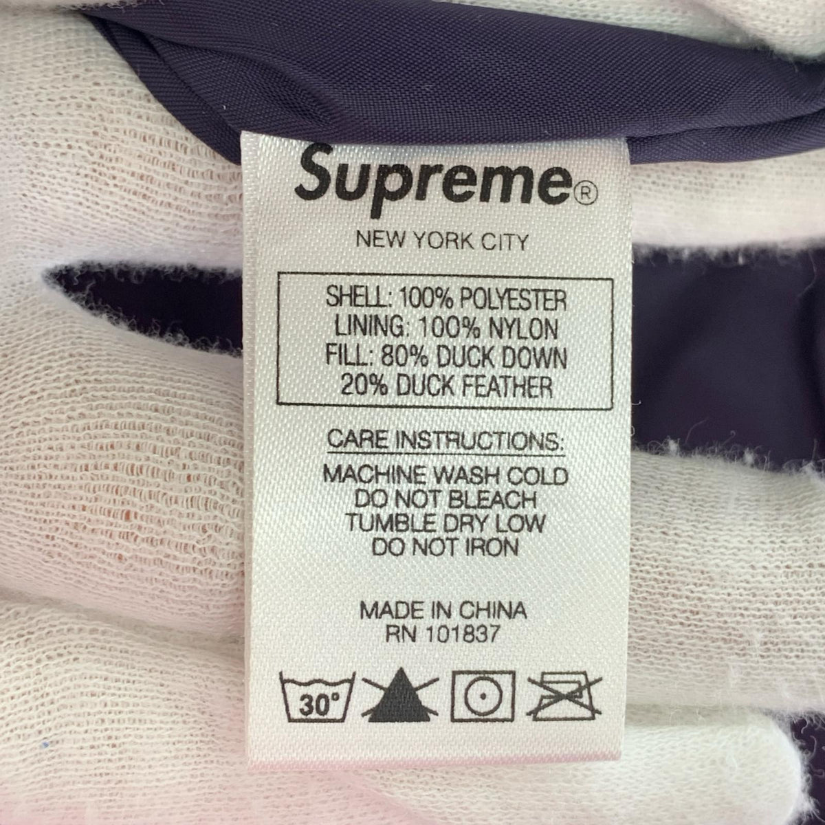 ダウンジャケット 18SS Gradient Puffy Jacket (M) M ネイビー