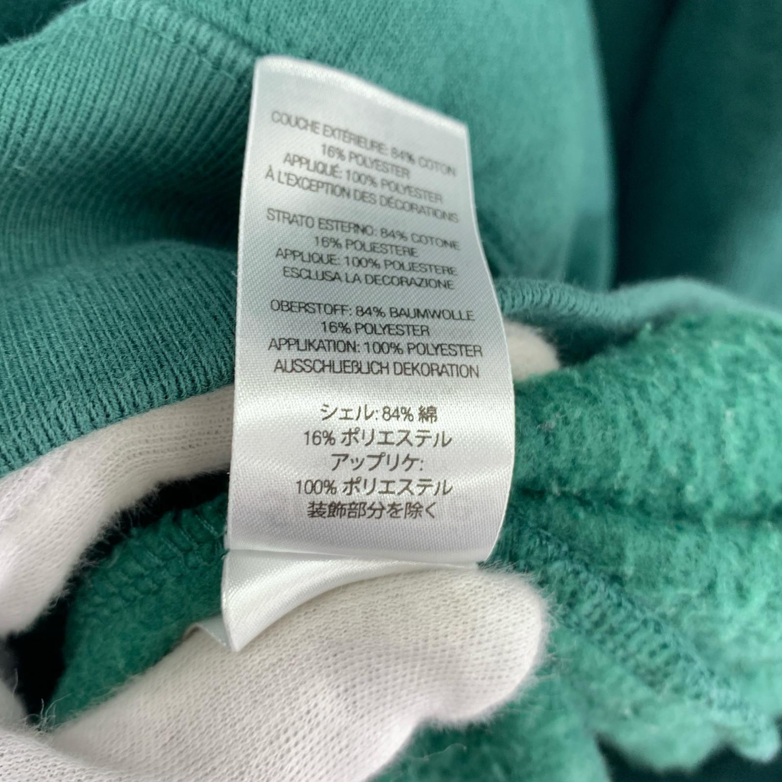 パーカー Satin Applique Hooded Sweatshirt XXL 緑 グリーン