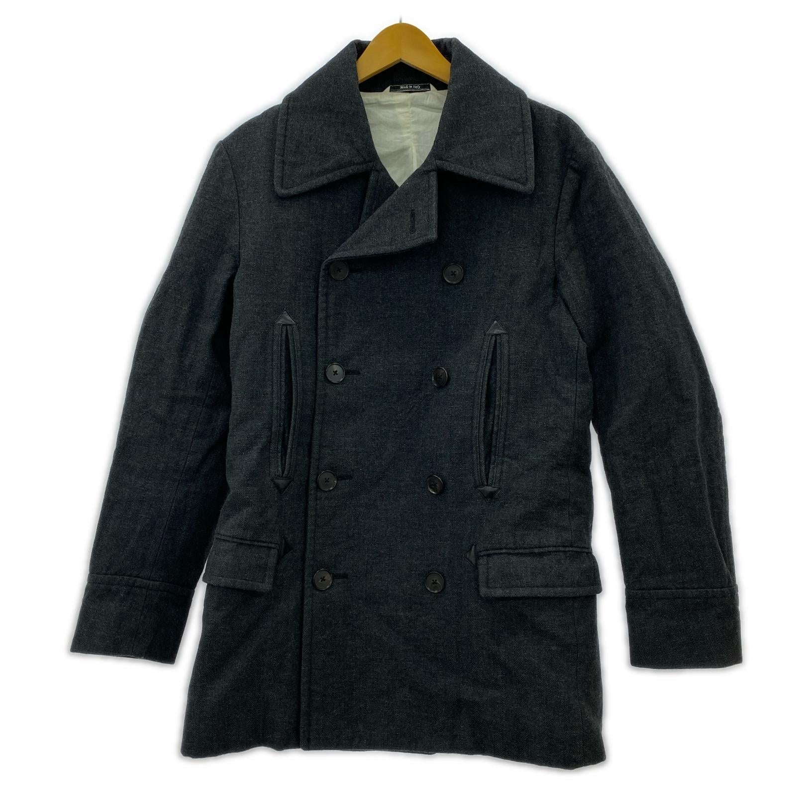 ジャケット MAISON MARGIELA 14AW REPLICA OSLO PEA COAT Pコート 44 グレー 44 グレー