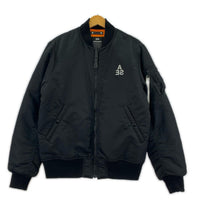 ジャケット ×MINEDENIM 21AW MA-1 ボンバージャケット BLK M ブラック