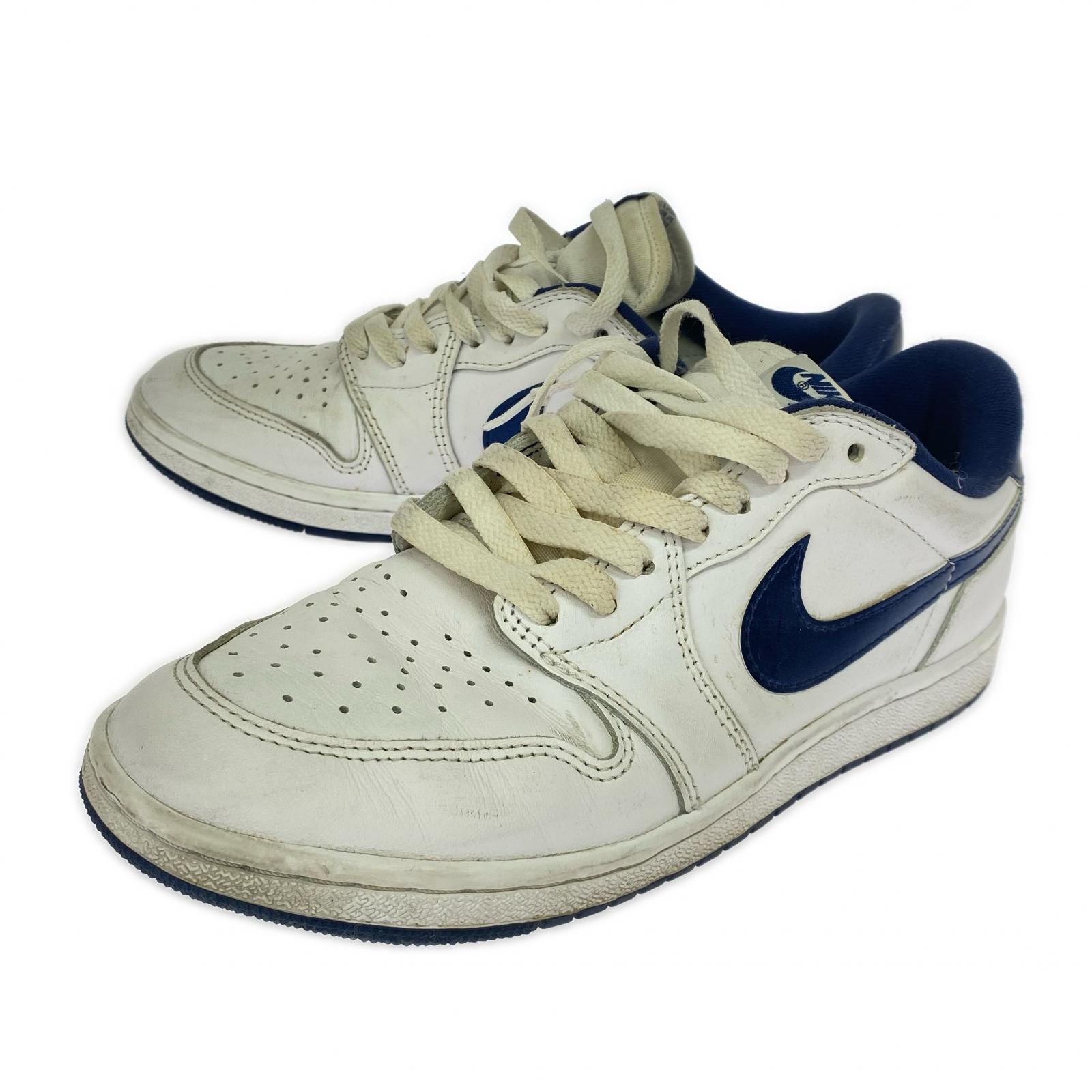 スニーカー AIR JORDAN 1 LOW 85 Metallic Blue 27cm (US9 UK8 1/2 EU44) ホワイト