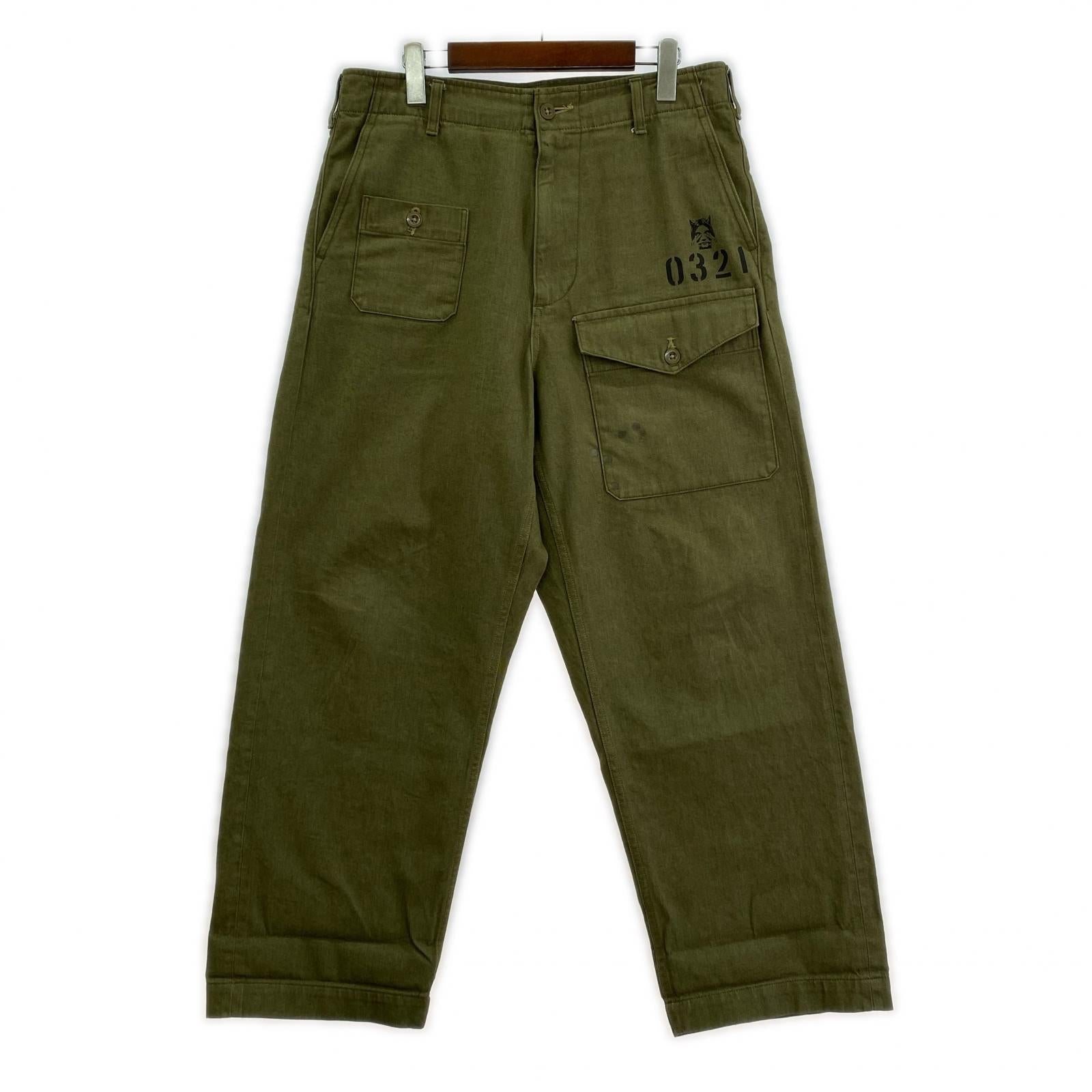 パンツ 25AW HYSTERIC 0321トラウザーパンツ 02253AP04 (M) グリーン M