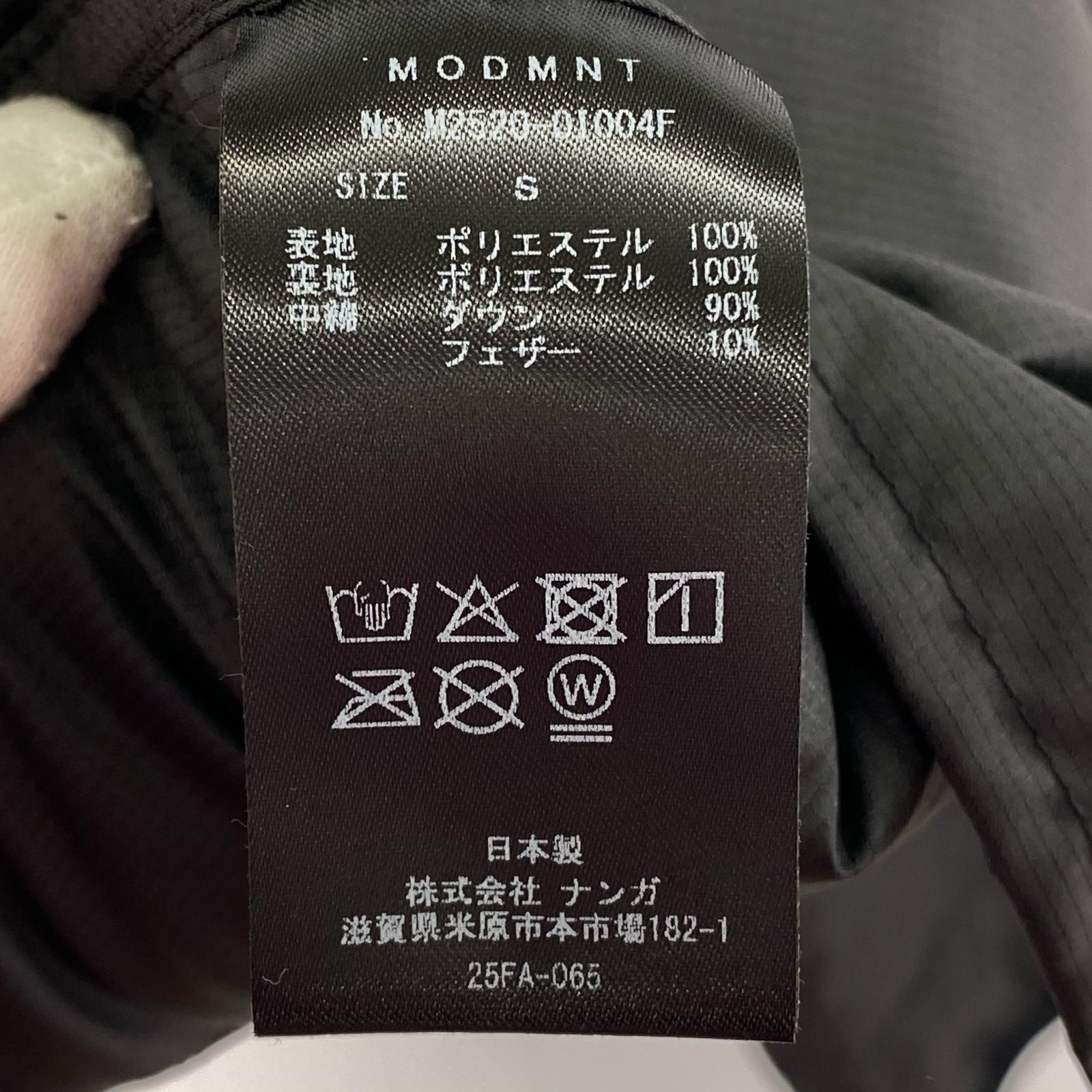 ジャケット MODMNT LINER DOWN JKT M2520-0I004F S ブラック