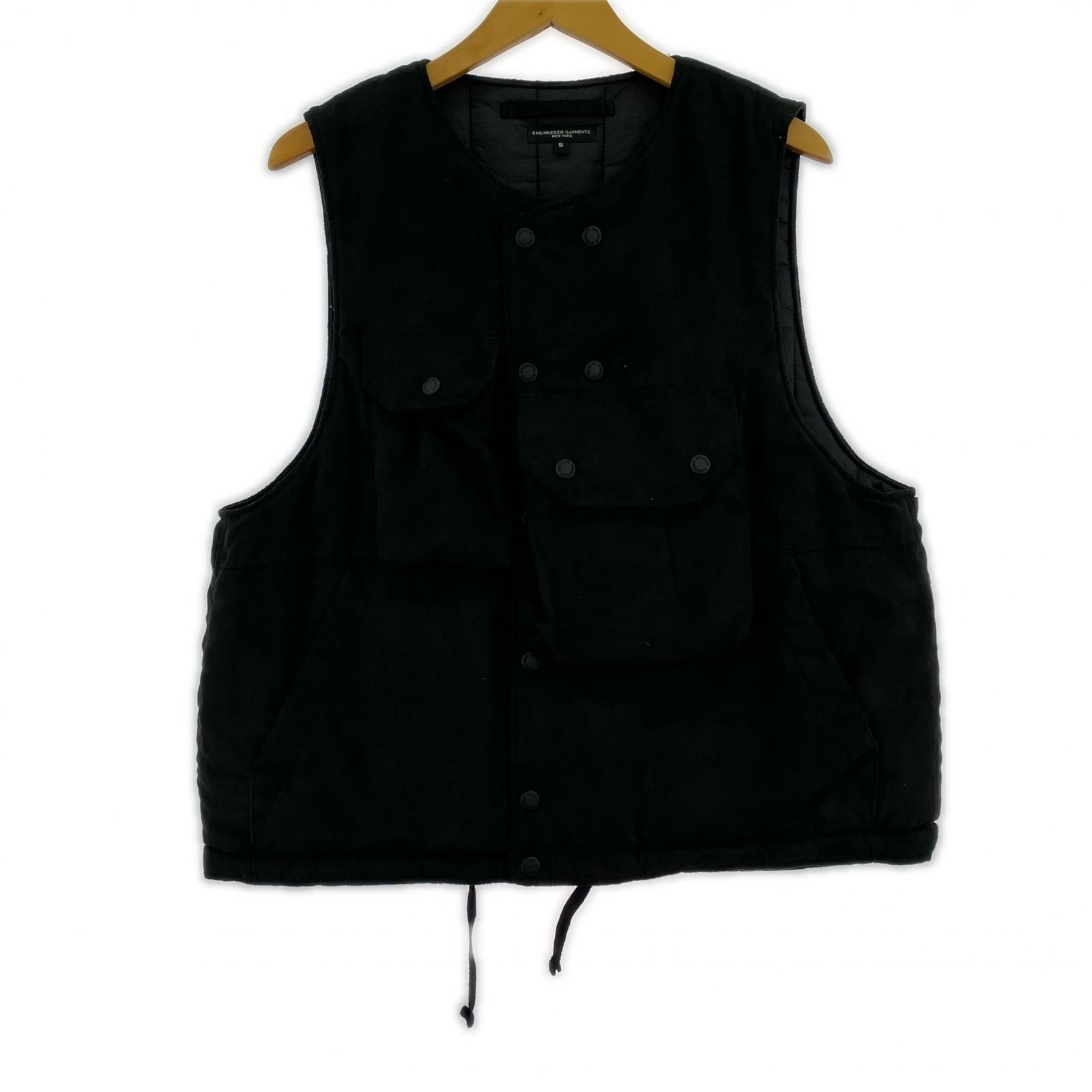 長袖シャツ Cover Vest 中綿ベスト (S) ブラック S ブラック