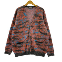 カーディガン タイガーカモ柄ジャガードカーディガン (M) M