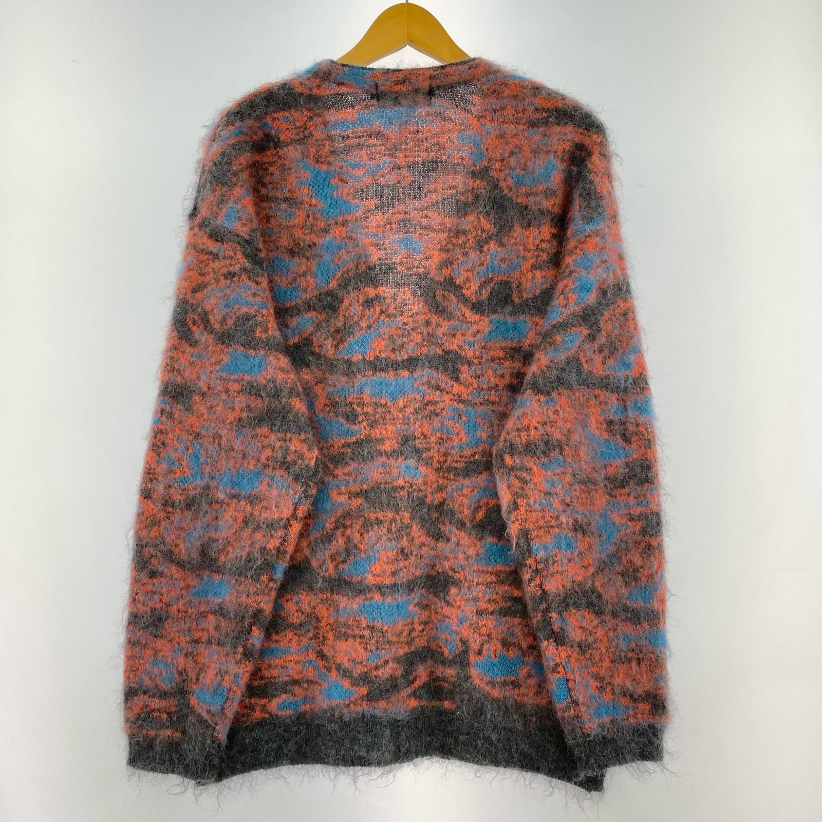 カーディガン タイガーカモ柄ジャガードカーディガン (M) M