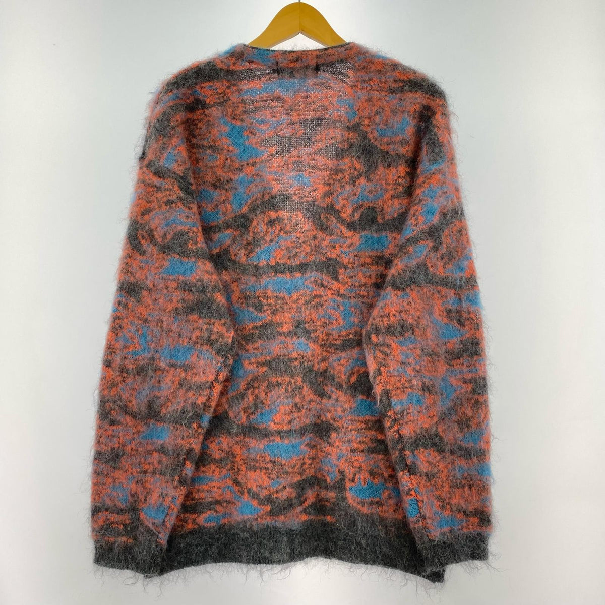 カーディガン タイガーカモ柄ジャガードカーディガン (M) M