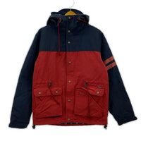 マウンテンパーカー GOODENOUGH IVY 2トーン マウンテンパーカー 紺×赤
