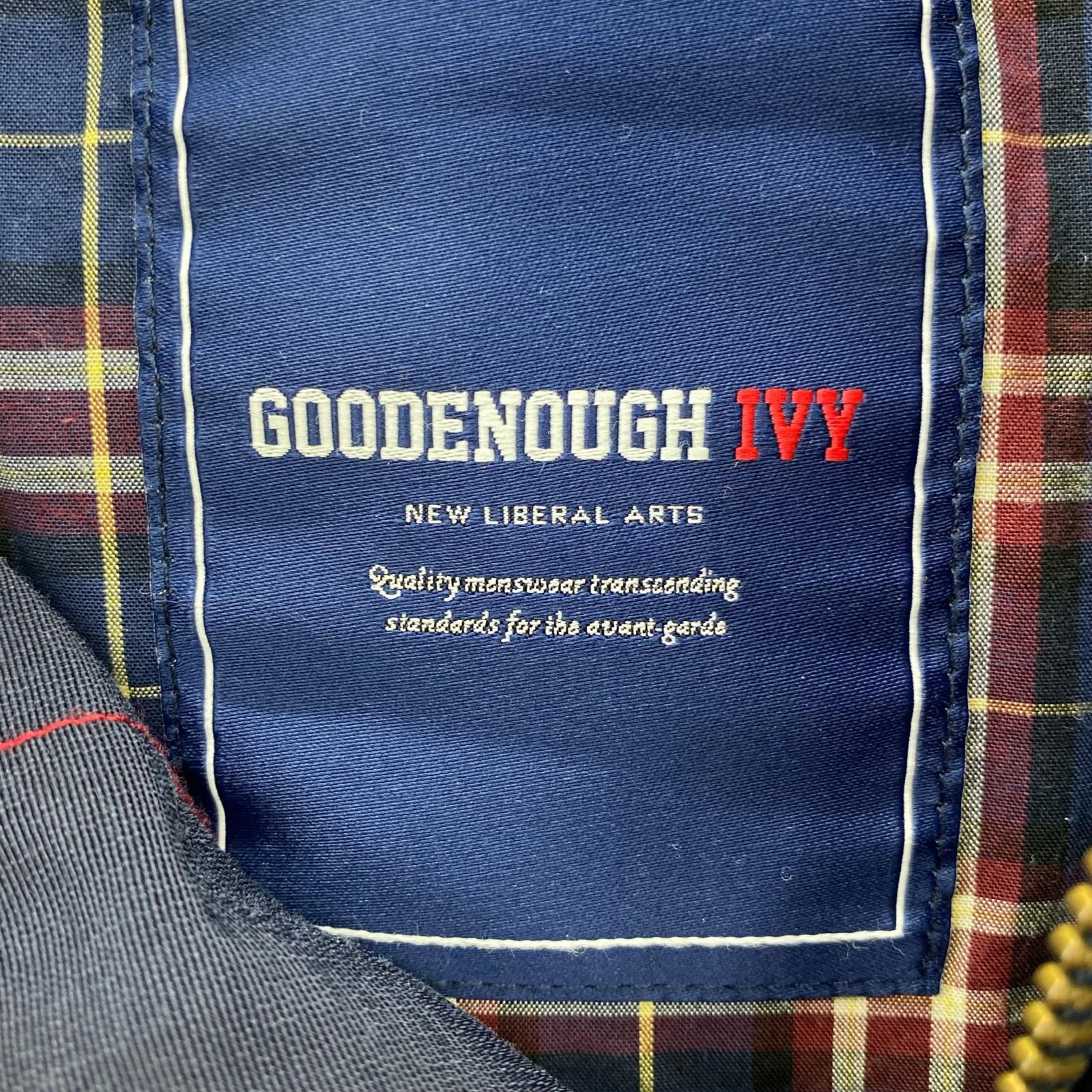 マウンテンパーカー GOODENOUGH IVY 2トーン マウンテンパーカー 紺×赤