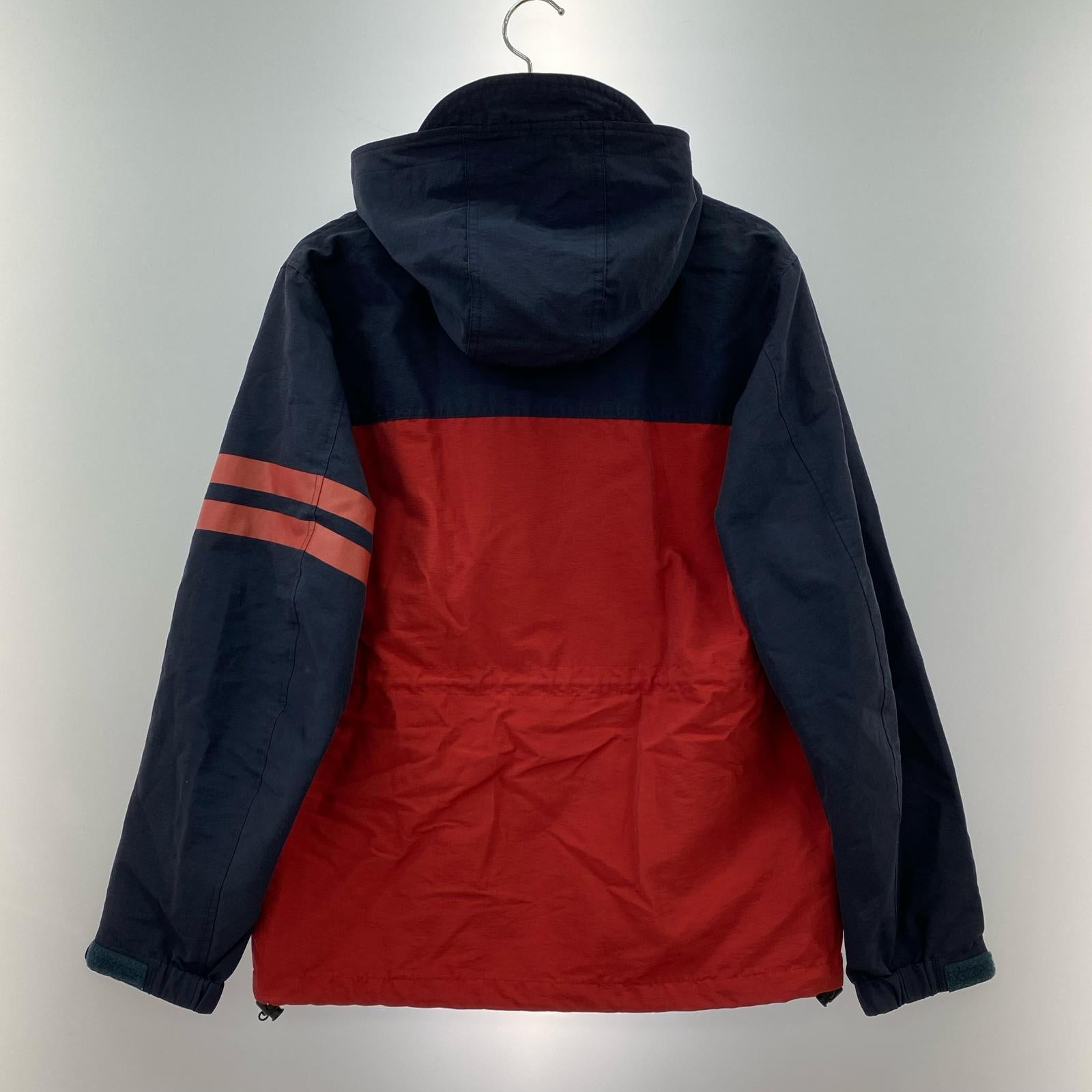 マウンテンパーカー GOODENOUGH IVY 2トーン マウンテンパーカー 紺×赤