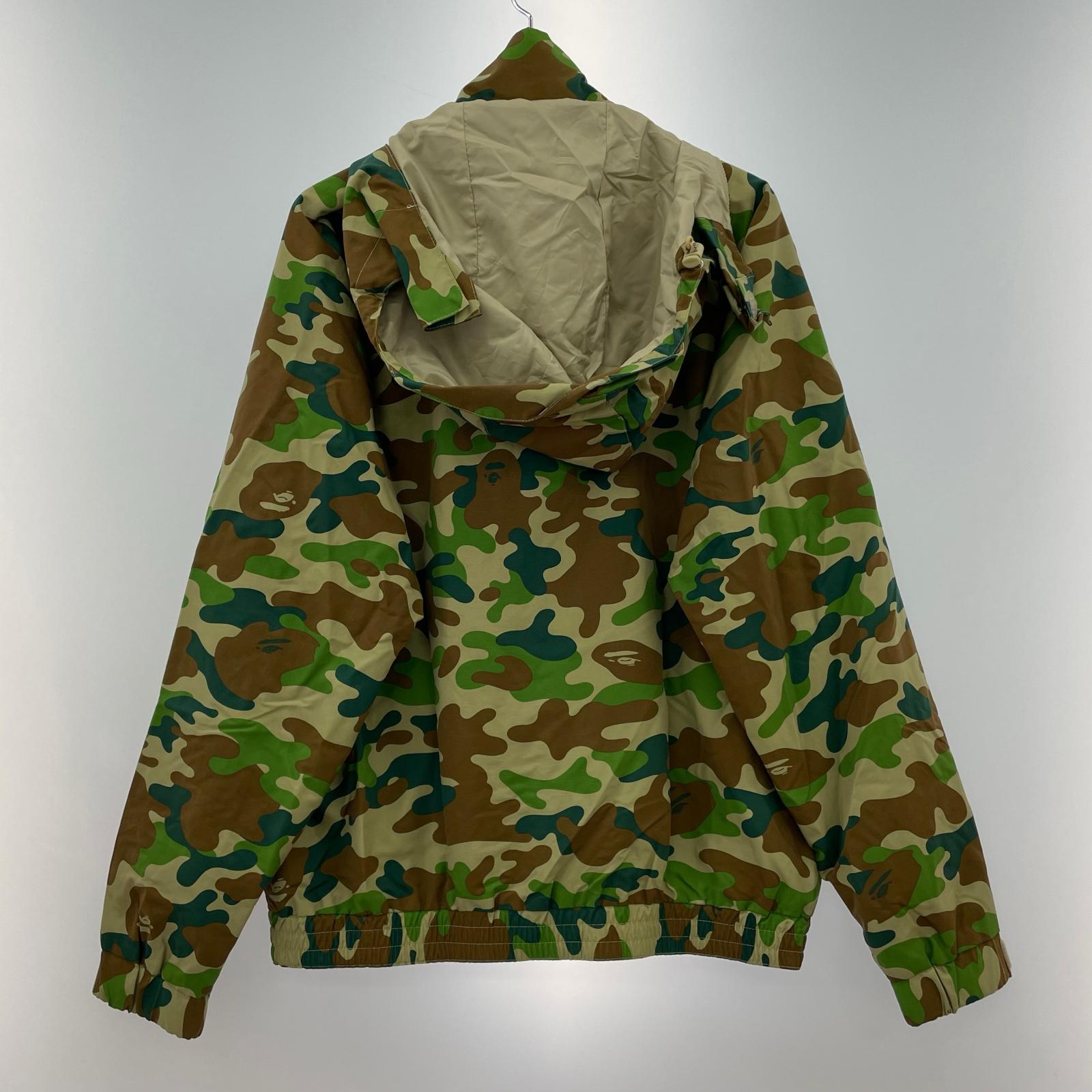 マウンテンパーカー A BATHING APE アメーバサルカモ ナイロンマウンテンパーカー L L マルチカラー