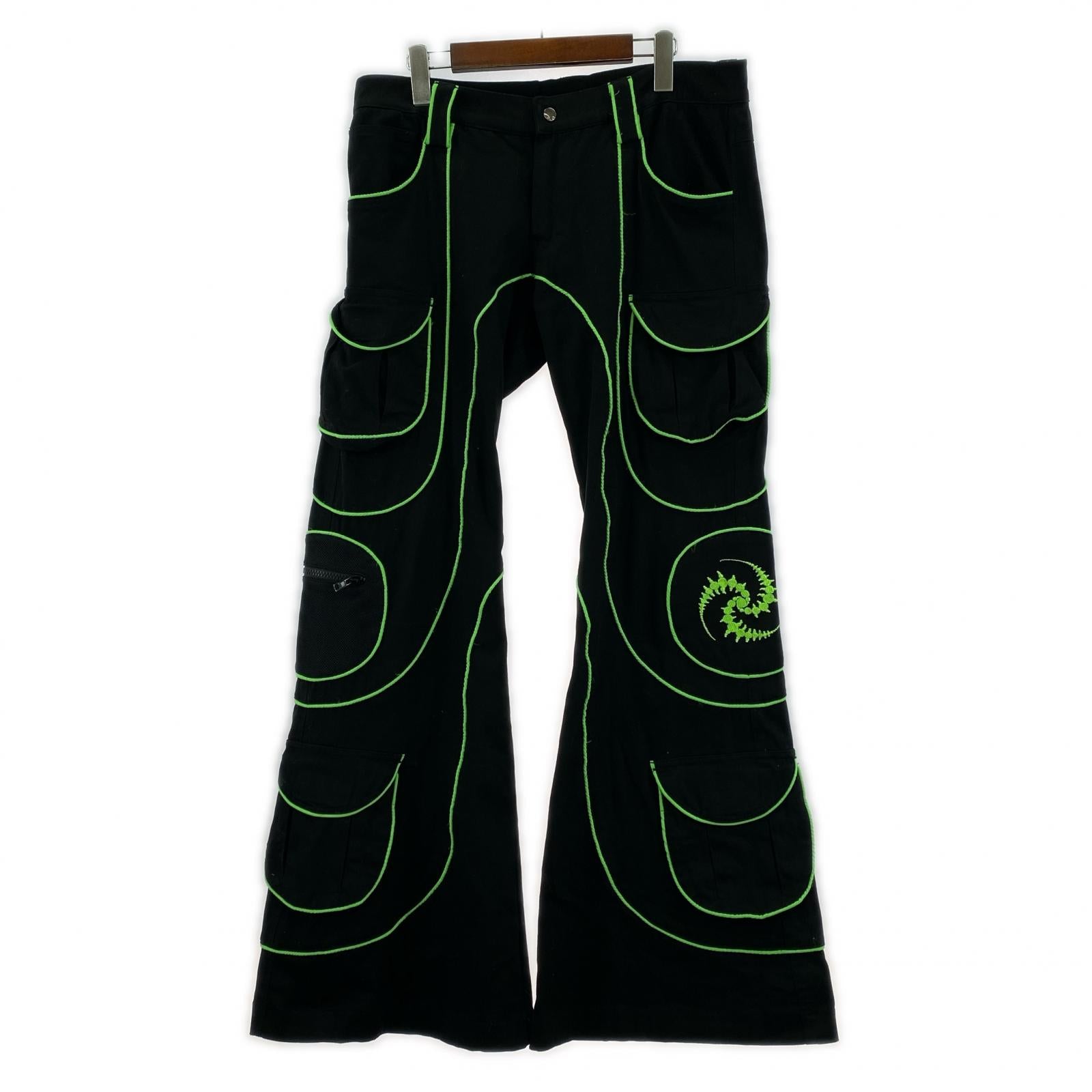 パンツ SPACE TRIBE 黒 (XL) ブラック