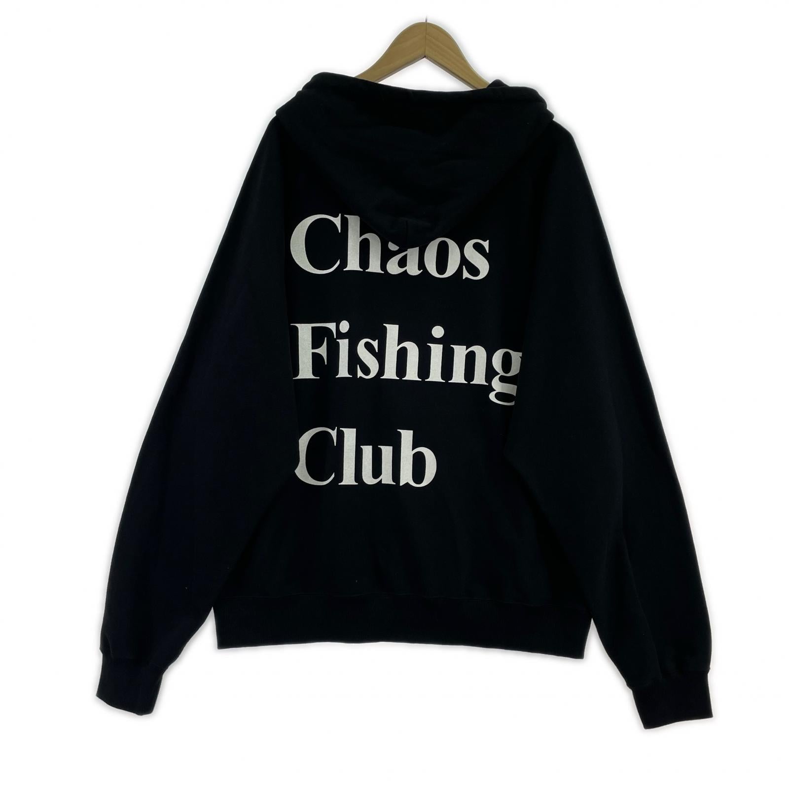 パーカー Chaos Fishing Club パーカー 黒 L L ブラック