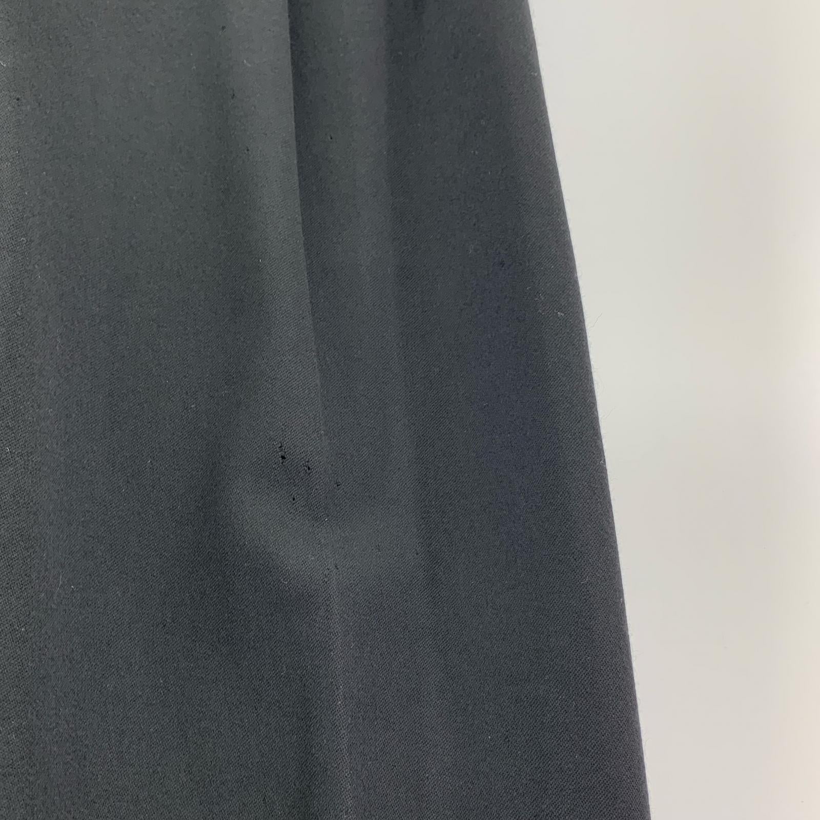 パンツ HOMME 91AW 田中オム期 ウールギャバ 2タック スラックス BLK S ブラック