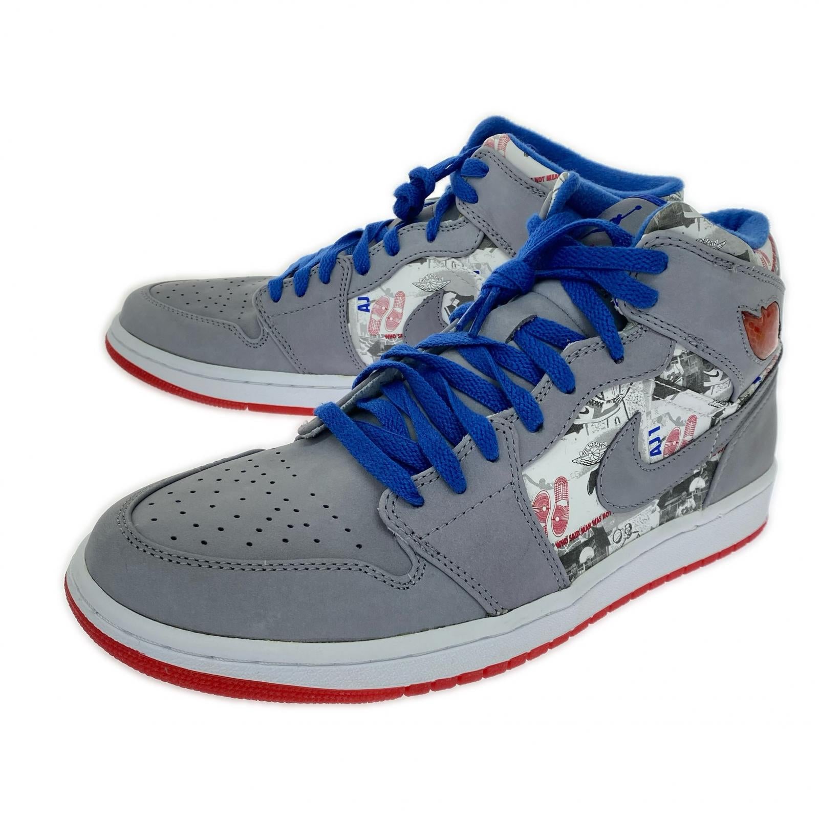 その他靴 Air Jordan 1 Retro LS Stealth/Varsity Royal/Sport Red 28.5cm 28.5cm (US10 1/2 UK10 EU47) グレー