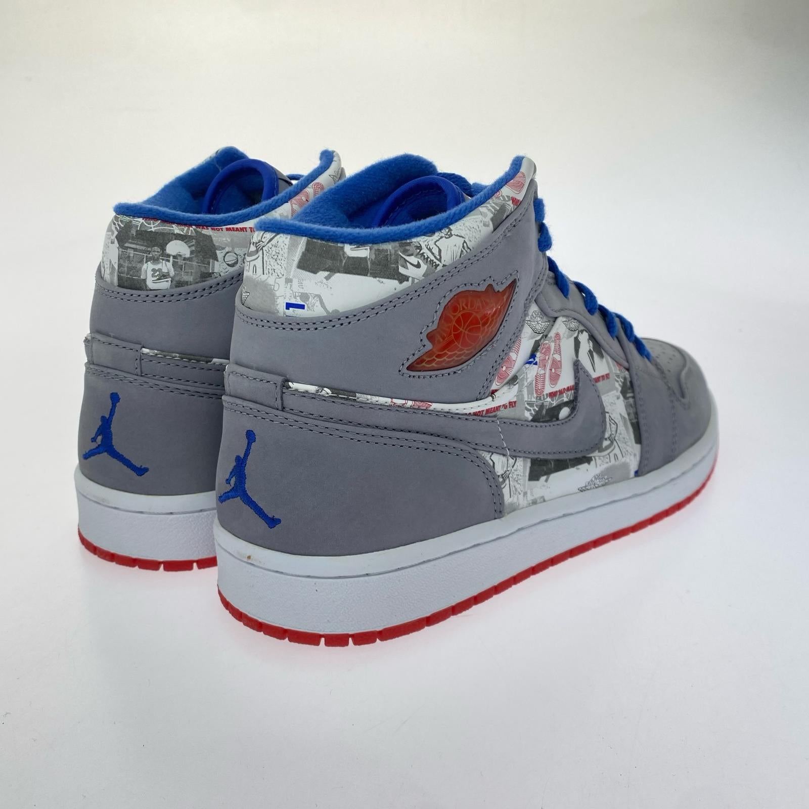 その他靴 Air Jordan 1 Retro LS Stealth/Varsity Royal/Sport Red 28.5cm 28.5cm (US10 1/2 UK10 EU47) グレー