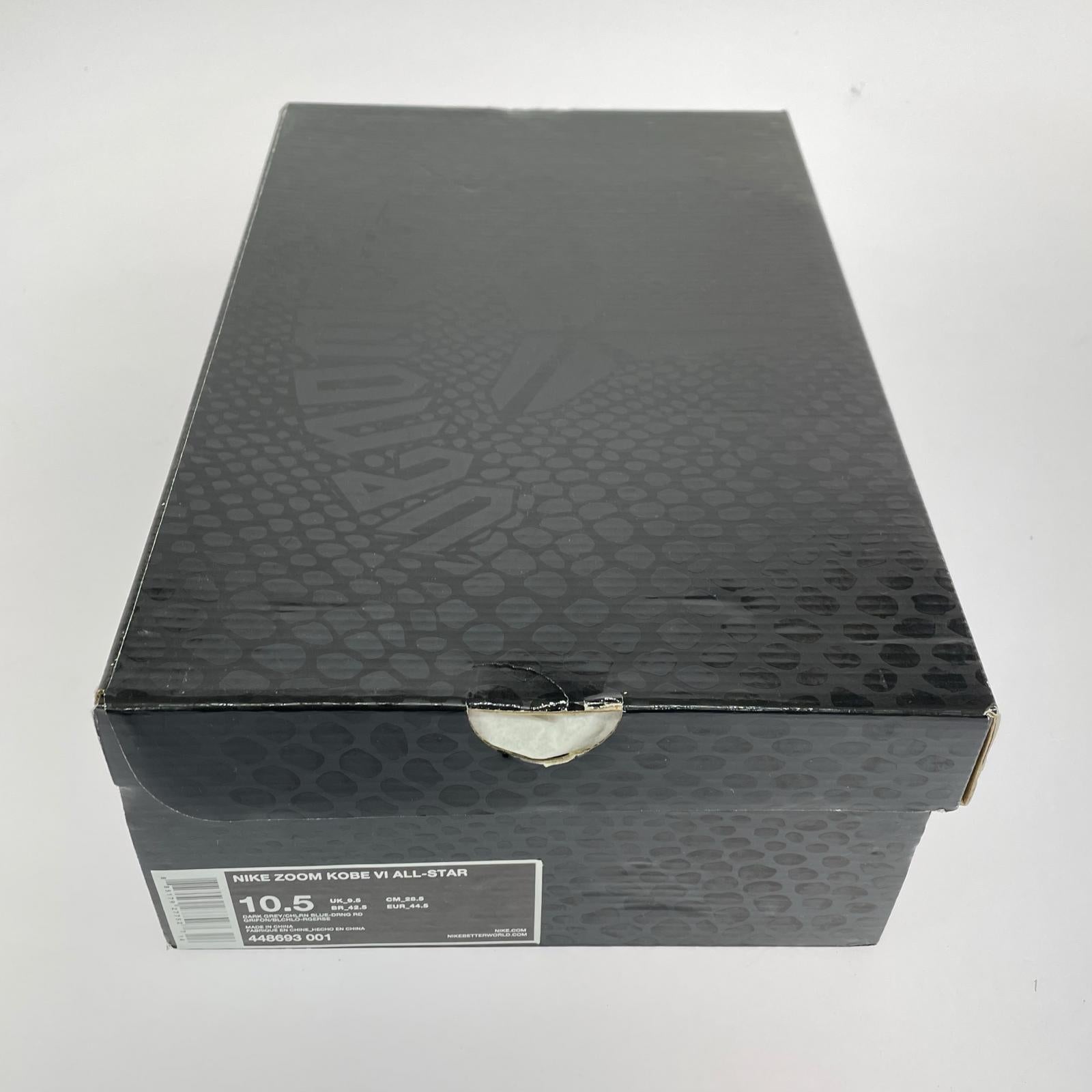 その他靴 NIKE Kobe 6 ASG Hollywood 3D Dark Grey/Daring Red ローカットスニーカー 28.5 28.5cm (US10 1/2 UK10 EU47) マルチカラー