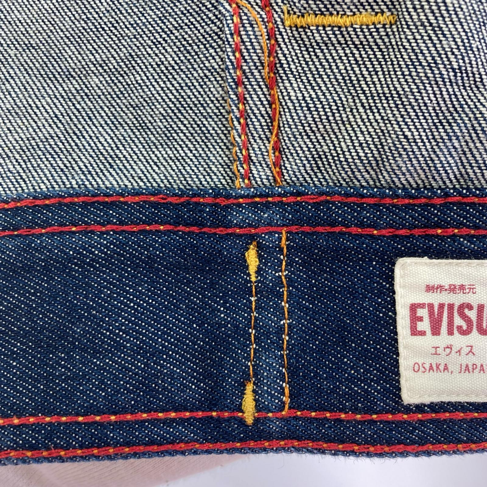 デニムジャケット カモメ/2ndタイプ/刺繍 S ネイビー
