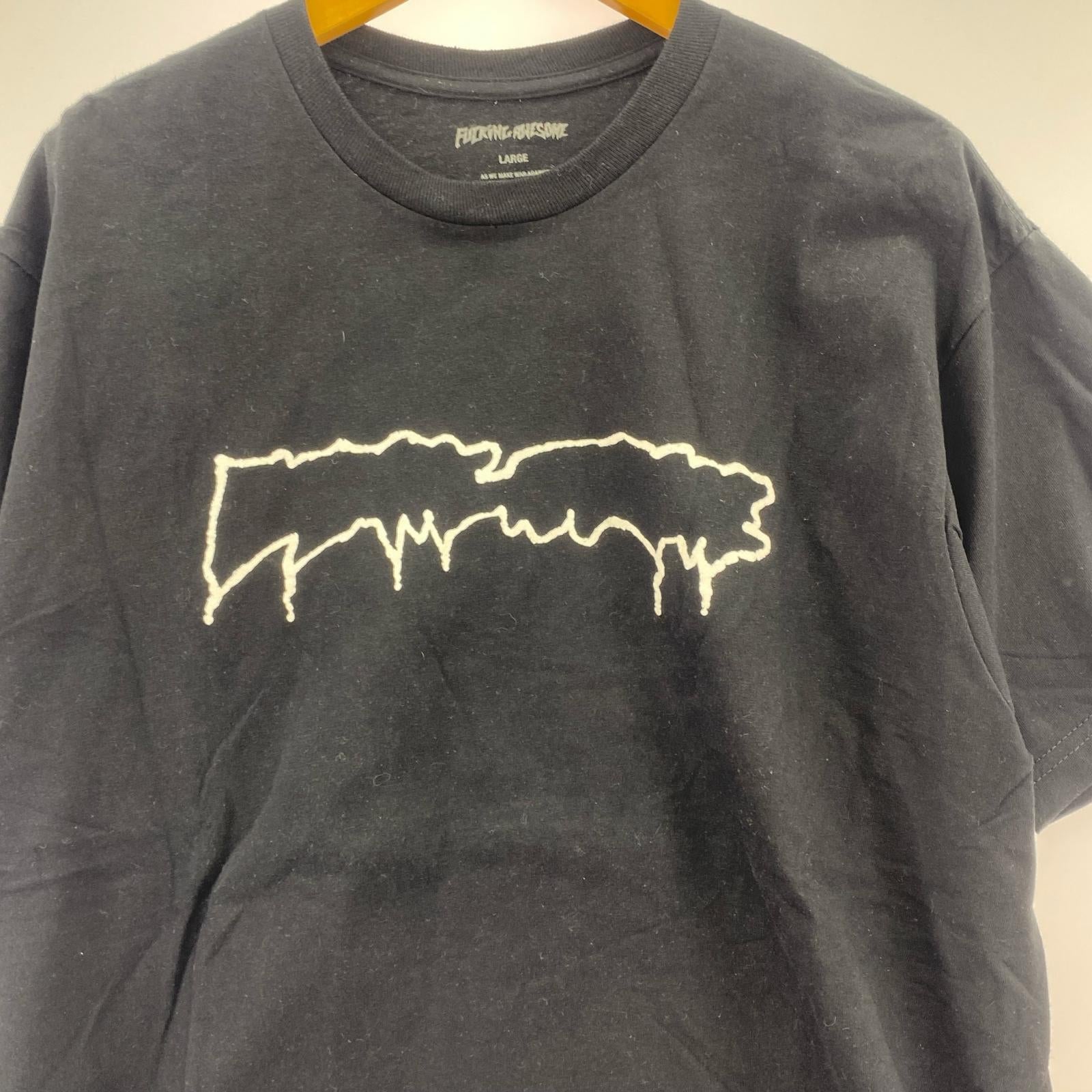 半袖Tシャツ ブランクロゴ ブラック L ブラック