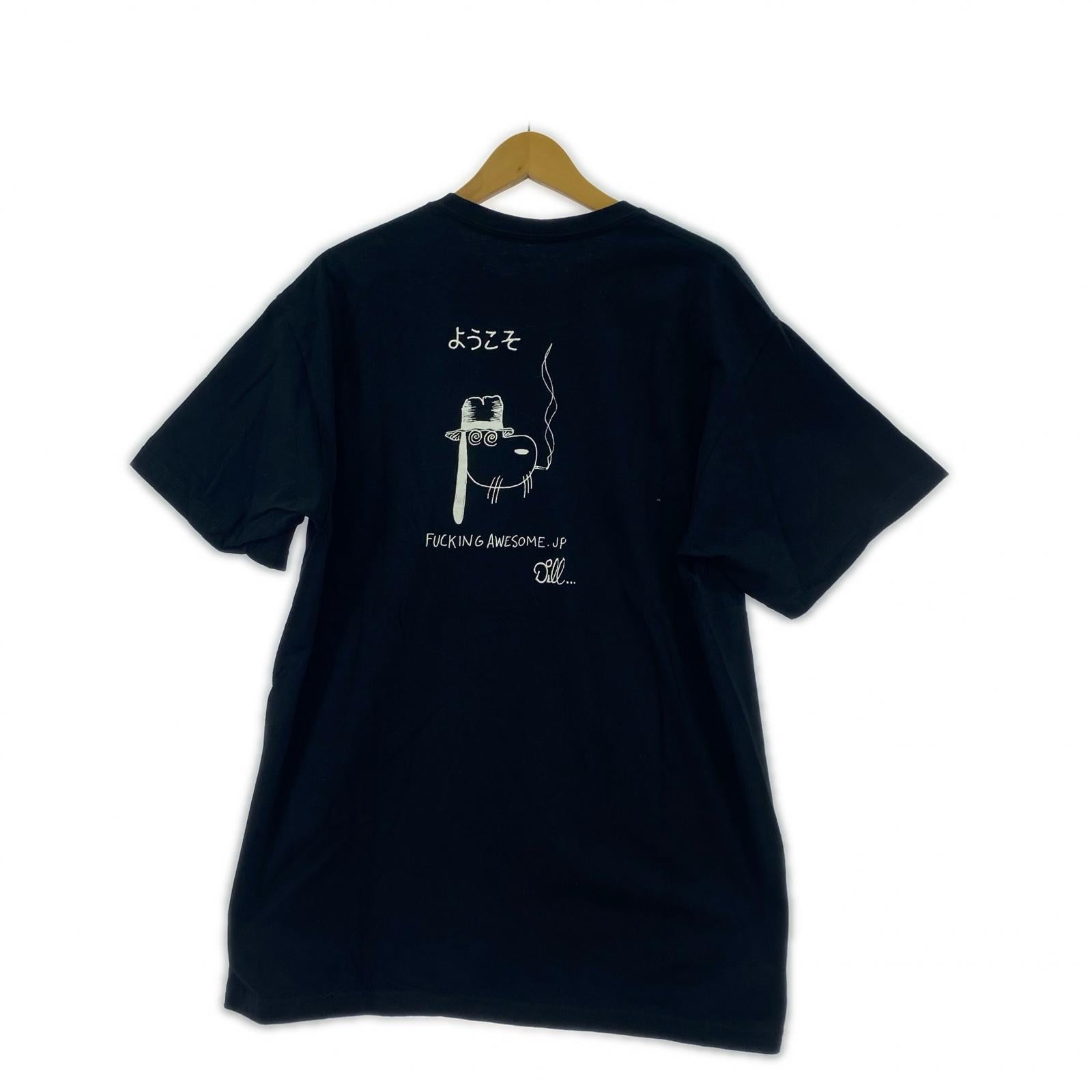 半袖Tシャツ ブランクロゴ ブラック L ブラック
