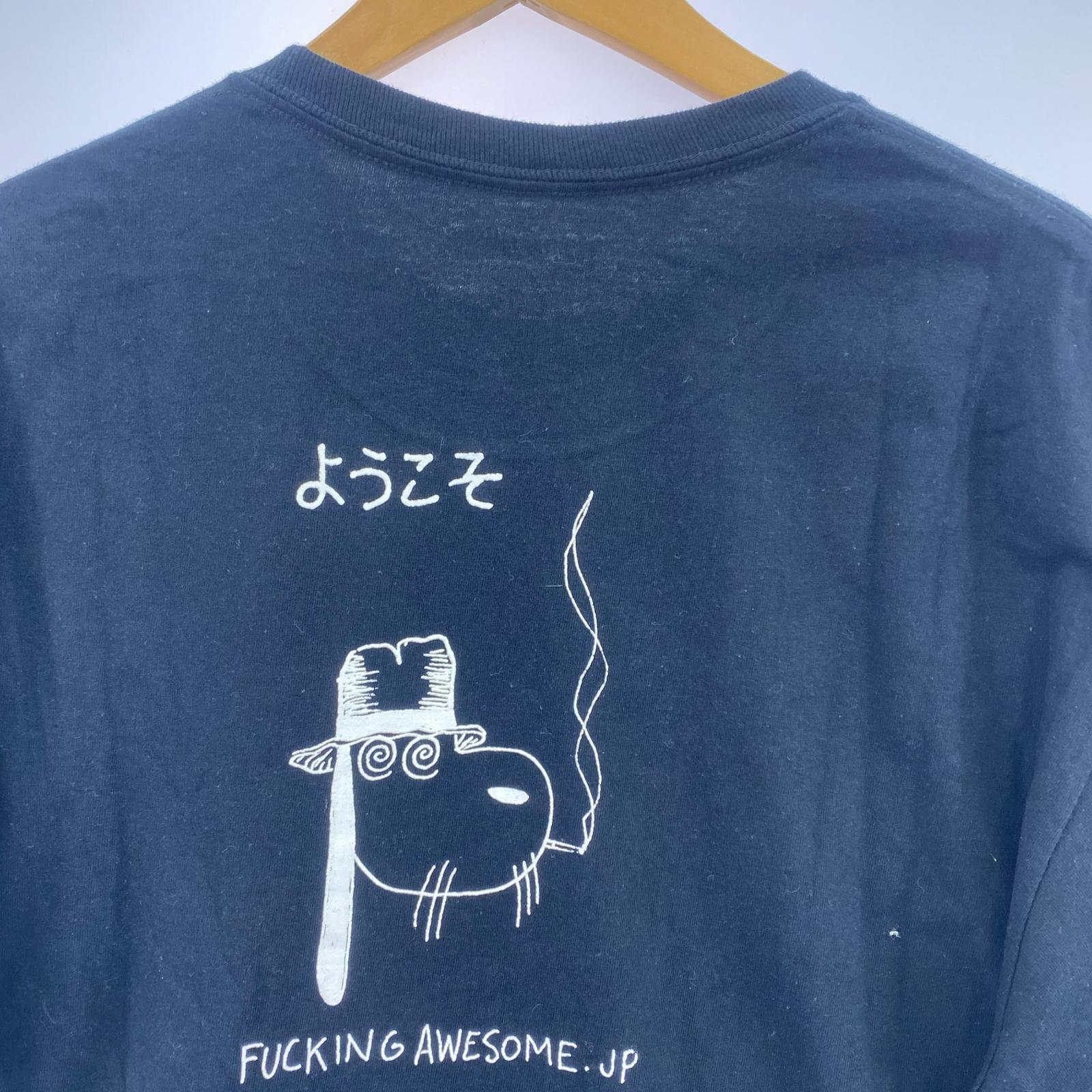 半袖Tシャツ ブランクロゴ ブラック L ブラック