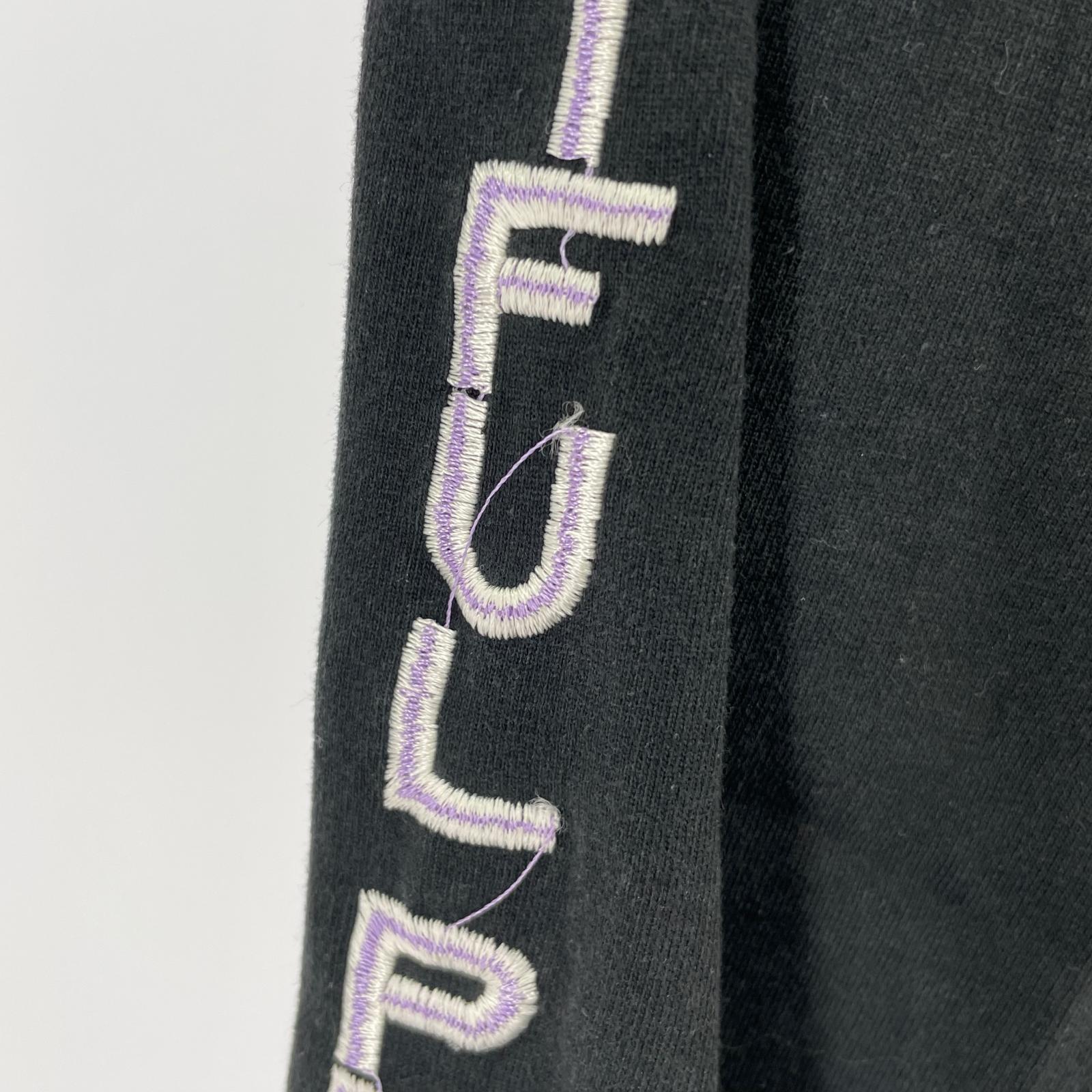 長袖Tシャツ beautiful people 22AW jersey vertical logo long/ブラック ブラック