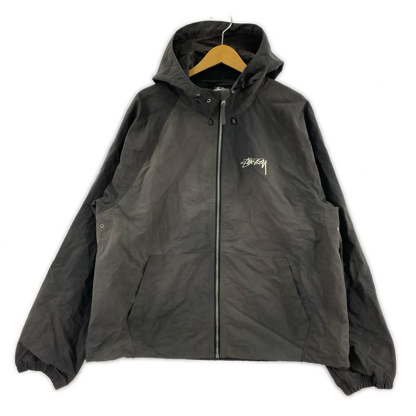 ジャケット 24SS Beach Shell Wave Dye/ナイロン/ブラック L ブラック