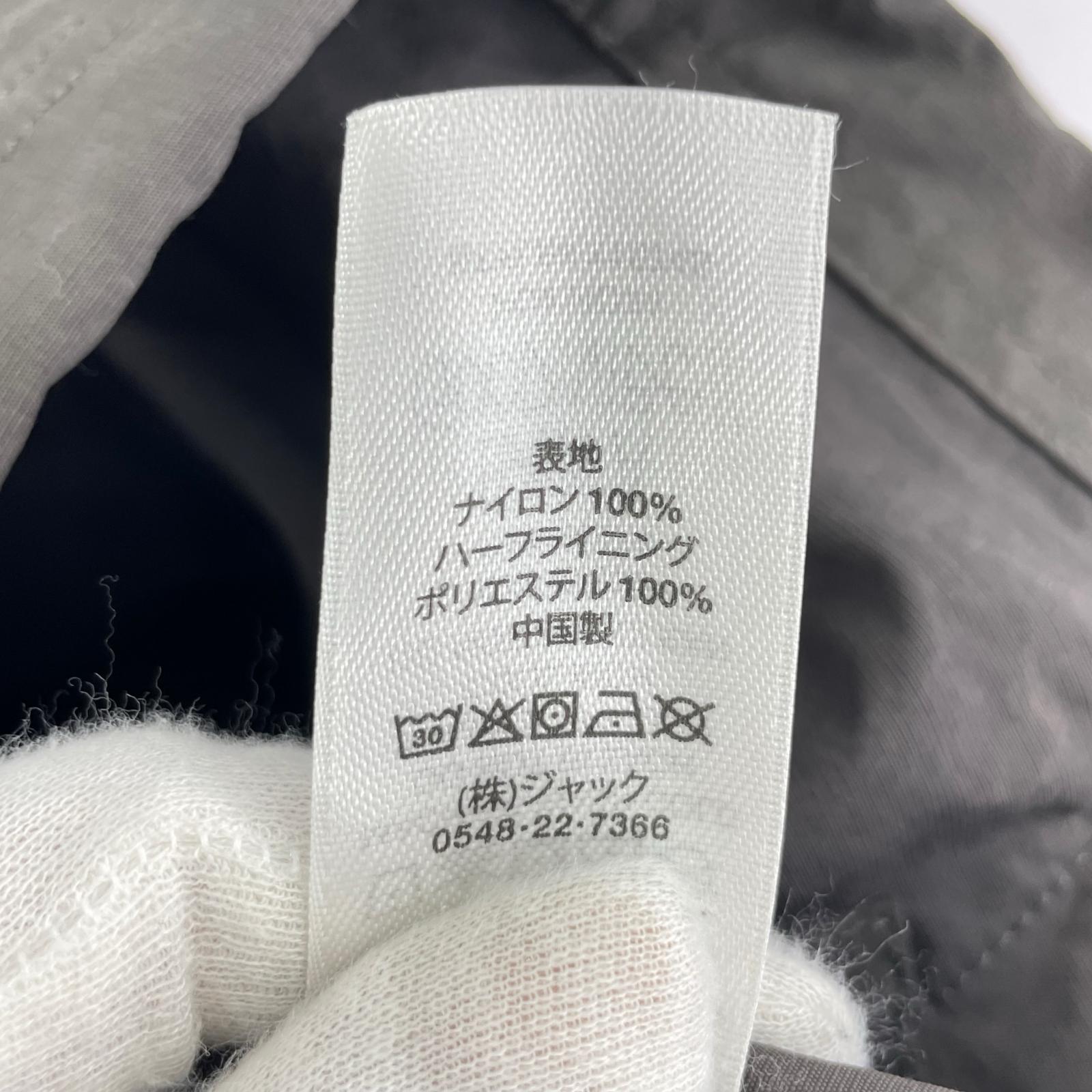 ジャケット 24SS Beach Shell Wave Dye/ナイロン/ブラック L ブラック