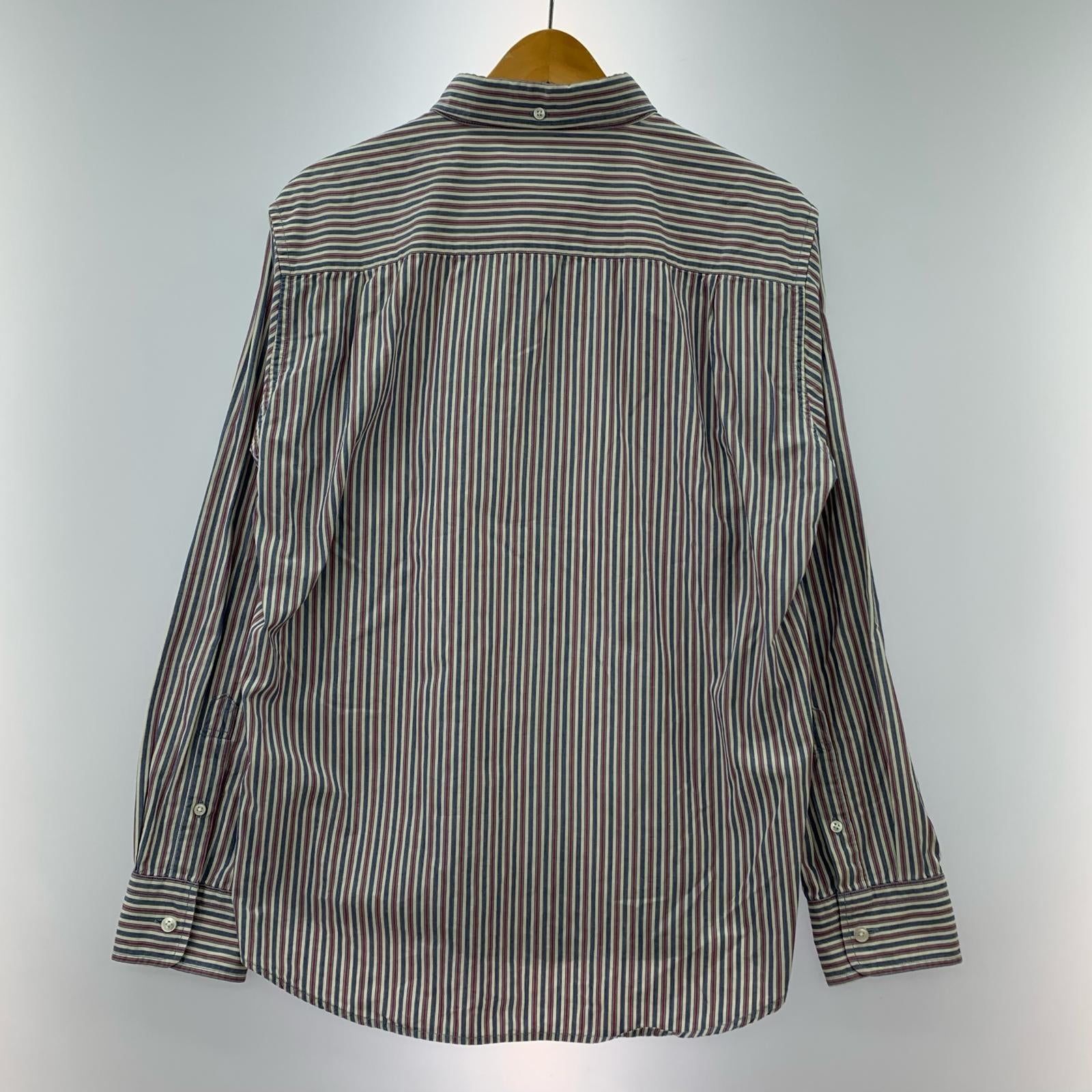 長袖シャツ Standard L/S Shirt DELUXE ストライプシャツ L L