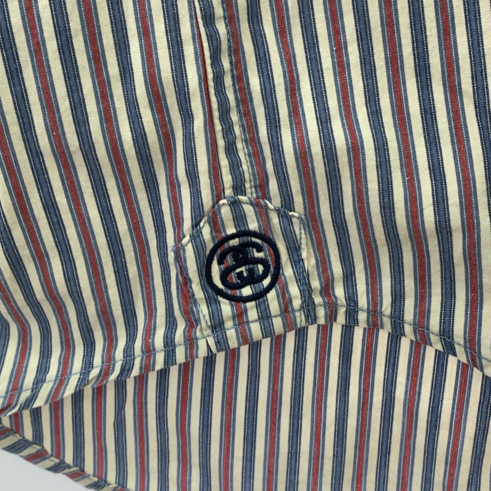 長袖シャツ Standard L/S Shirt DELUXE ストライプシャツ L L