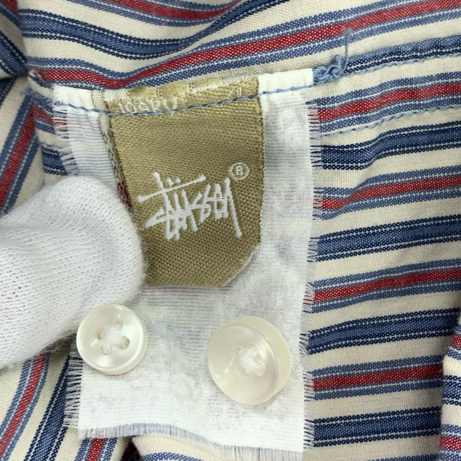 長袖シャツ Standard L/S Shirt DELUXE ストライプシャツ L L