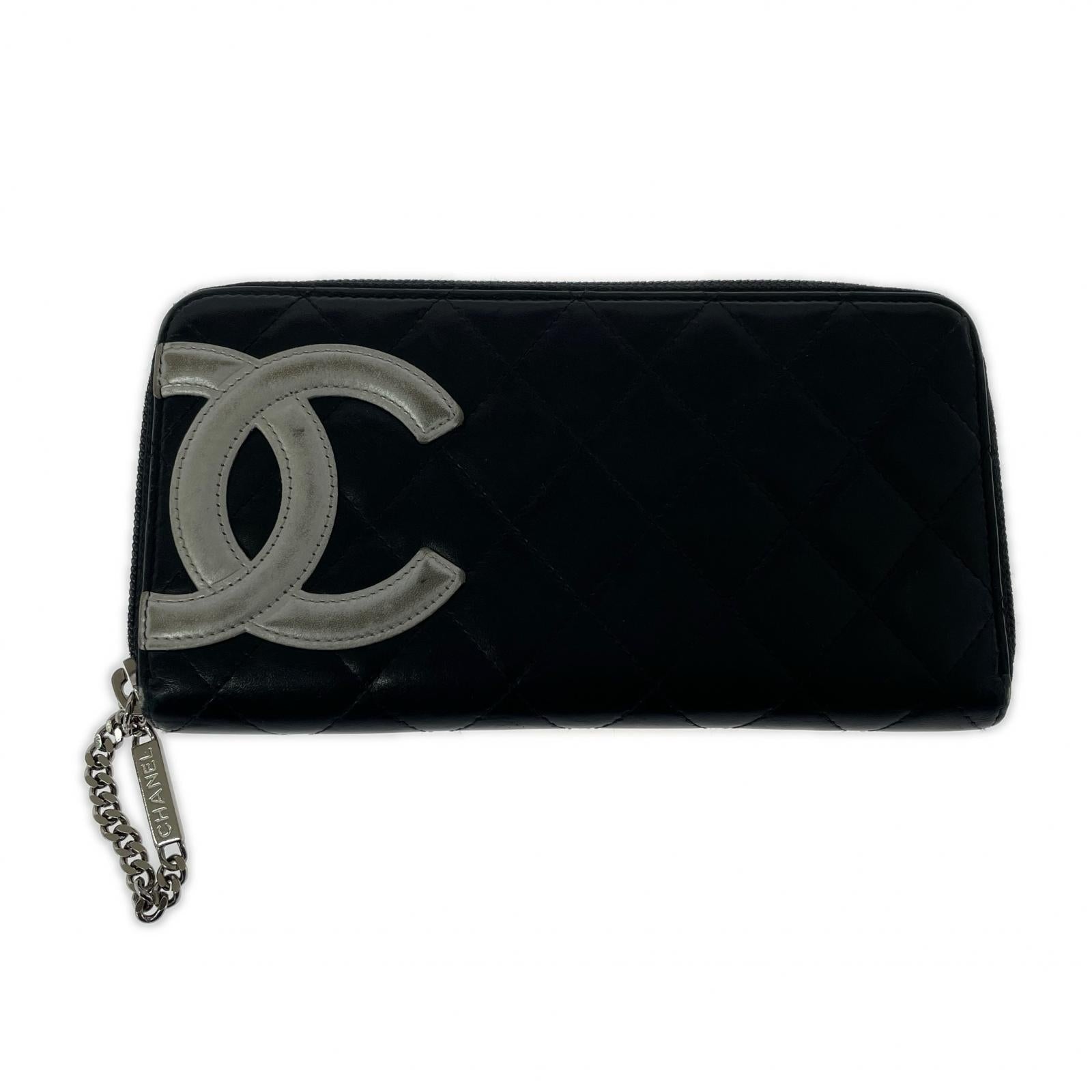 CHANEL カンボンライン 長財布
