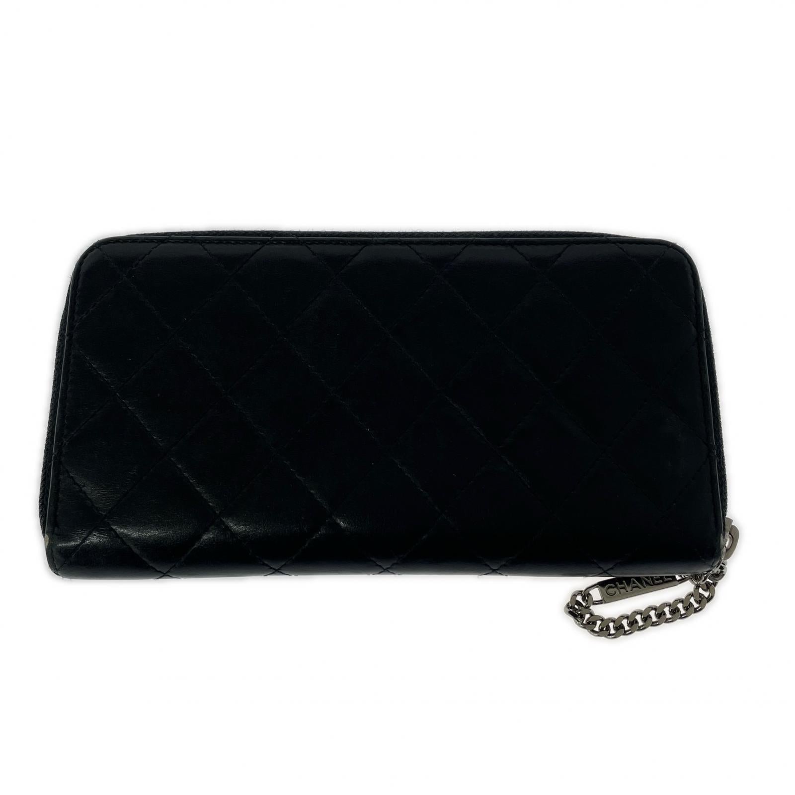 CHANEL カンボンライン 長財布
