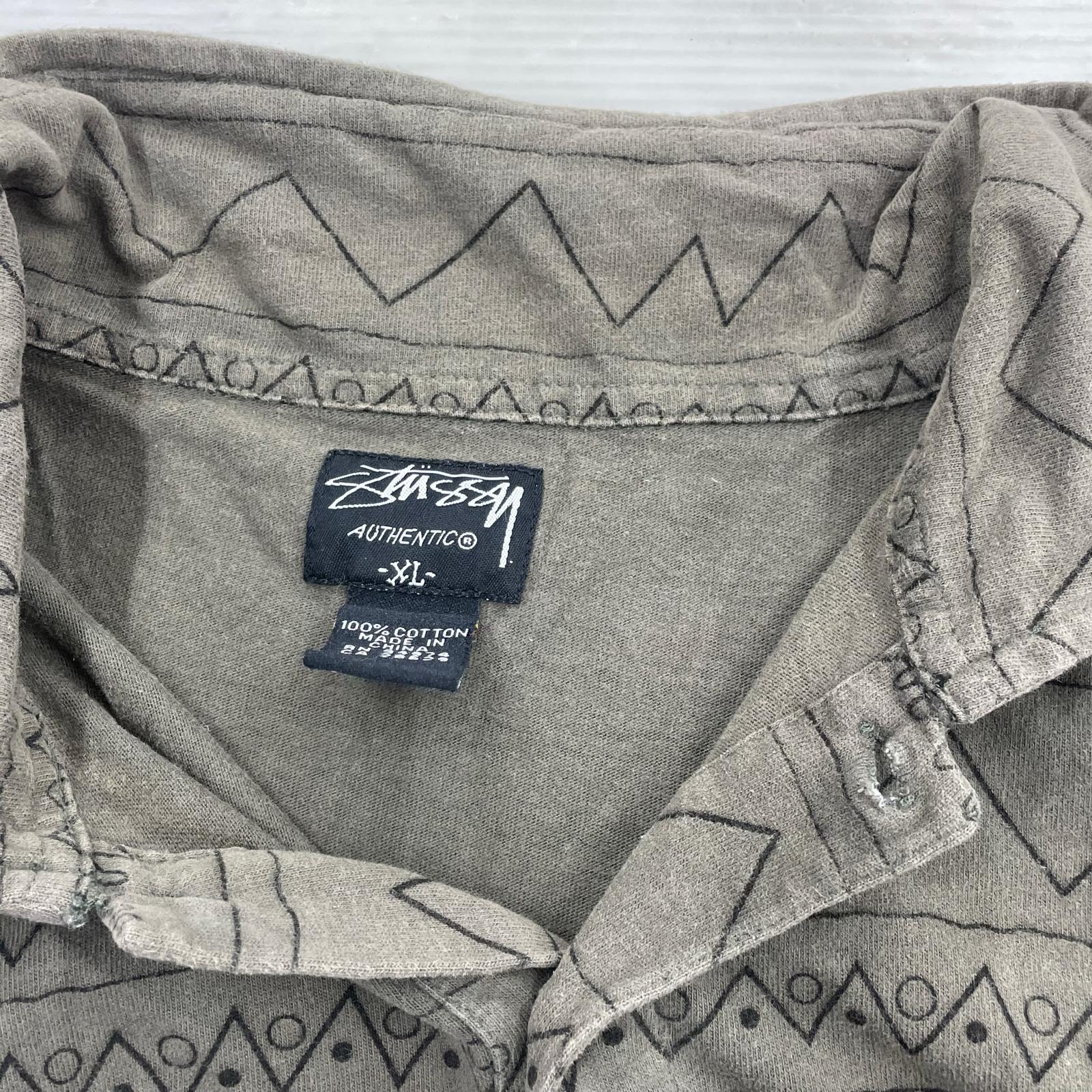 ポロシャツ 総柄 XL