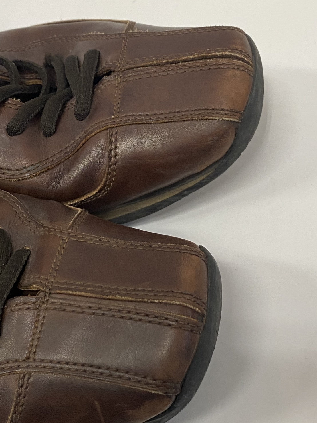 PRADA SPORTS/レザースニーカー/ブラウン/6 1.2