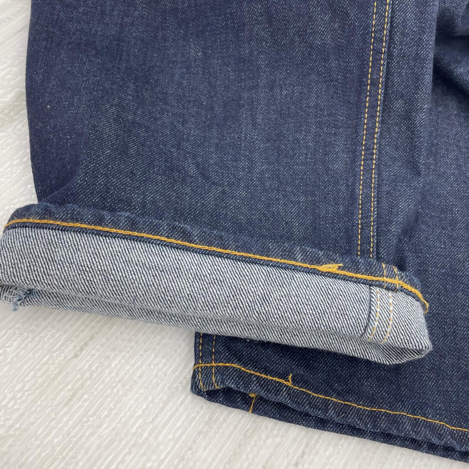 デニムパンツ ワイドフィットデニムパンツ(W34) 34 ネイビー